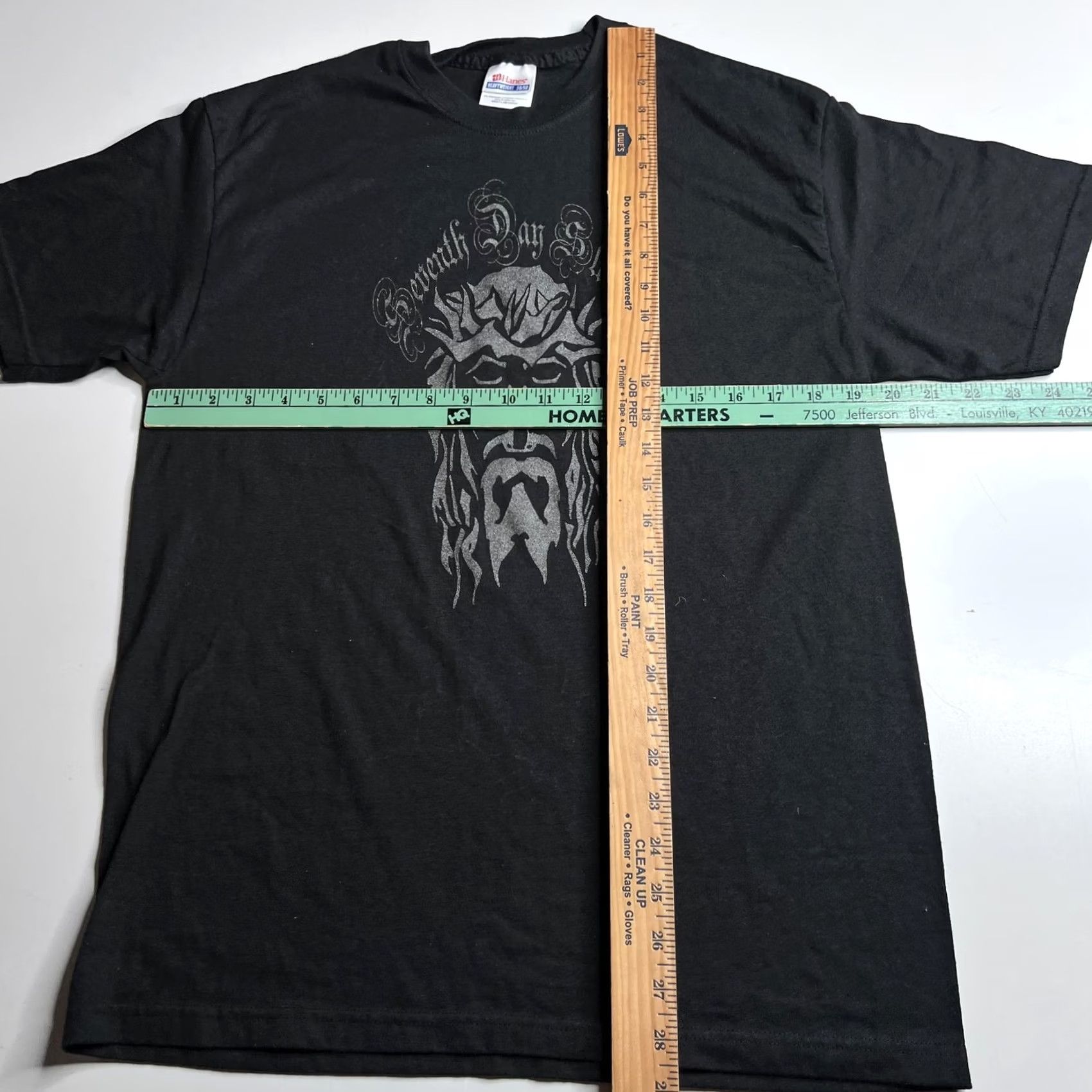 Hanes Seventh Day Slumber Shirt Mens L Black Jesus Christian Band Graphic Tee Hanes Size US L / EU 52-54 / 3 - 4 Thumbnail