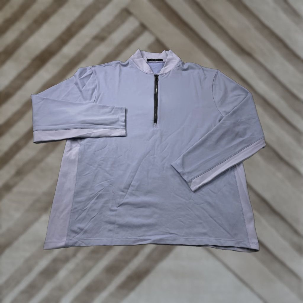 Vintage Greyson Golf Siasconset Men L Long Sleeve 1/4 Zip Pullover Purple Size US L / EU 52-54 / 3 - 1 Thumbnail