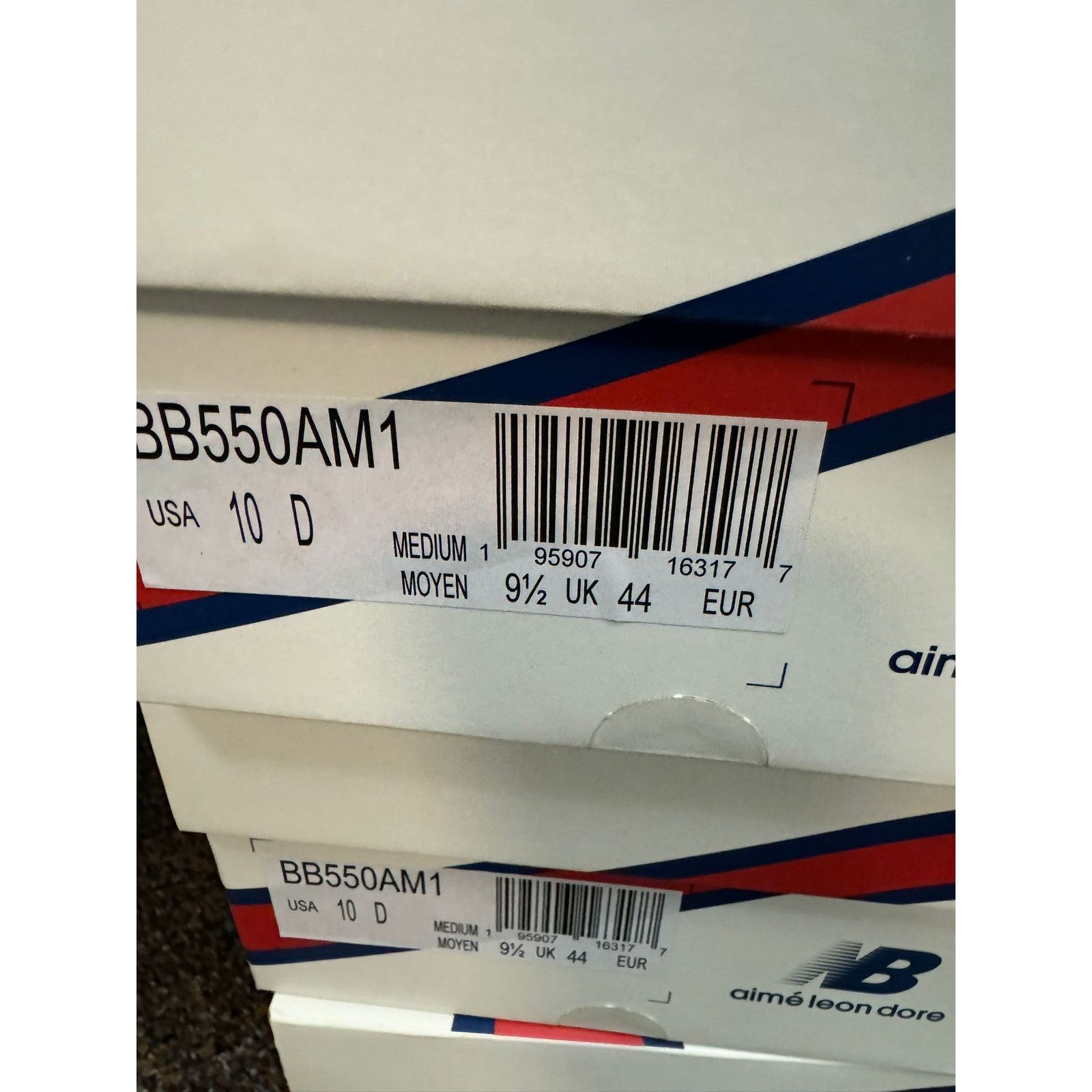 Aime Leon Dore × New Balance o1rshd1 Q:7 / 550 Sneakers in Multicolor Size US 10 / EU 43 - 19 Thumbnail