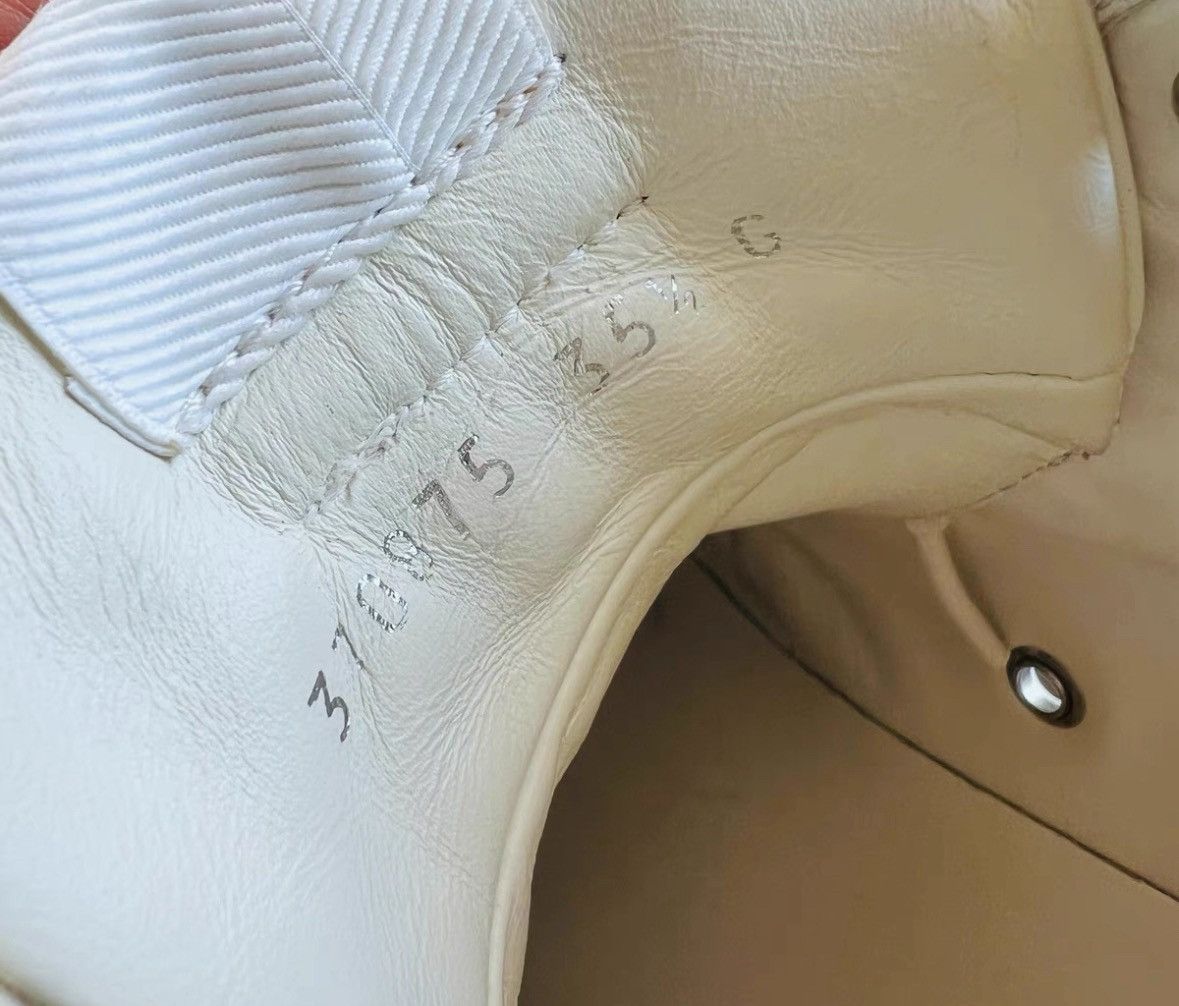 Gucci Gucci White Round Toe Studded High-Top Sneakers Size US 5.5 / IT 35.5 - 3 Thumbnail