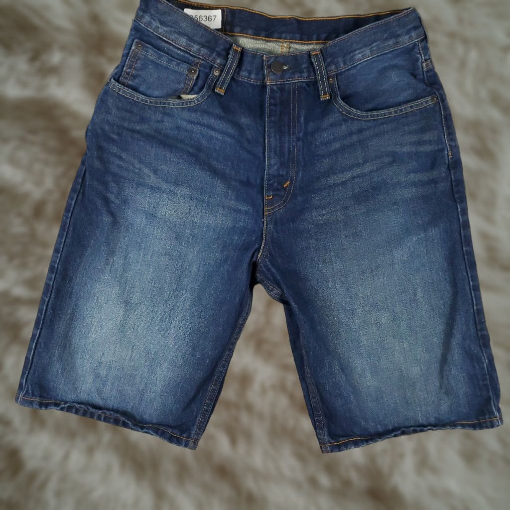 Levi's Levi's 569 Shorts Mens Size 31 Blue Denim Bermuda Regular Fit 5-Pocket Casual Size US 31 - 1 Thumbnail