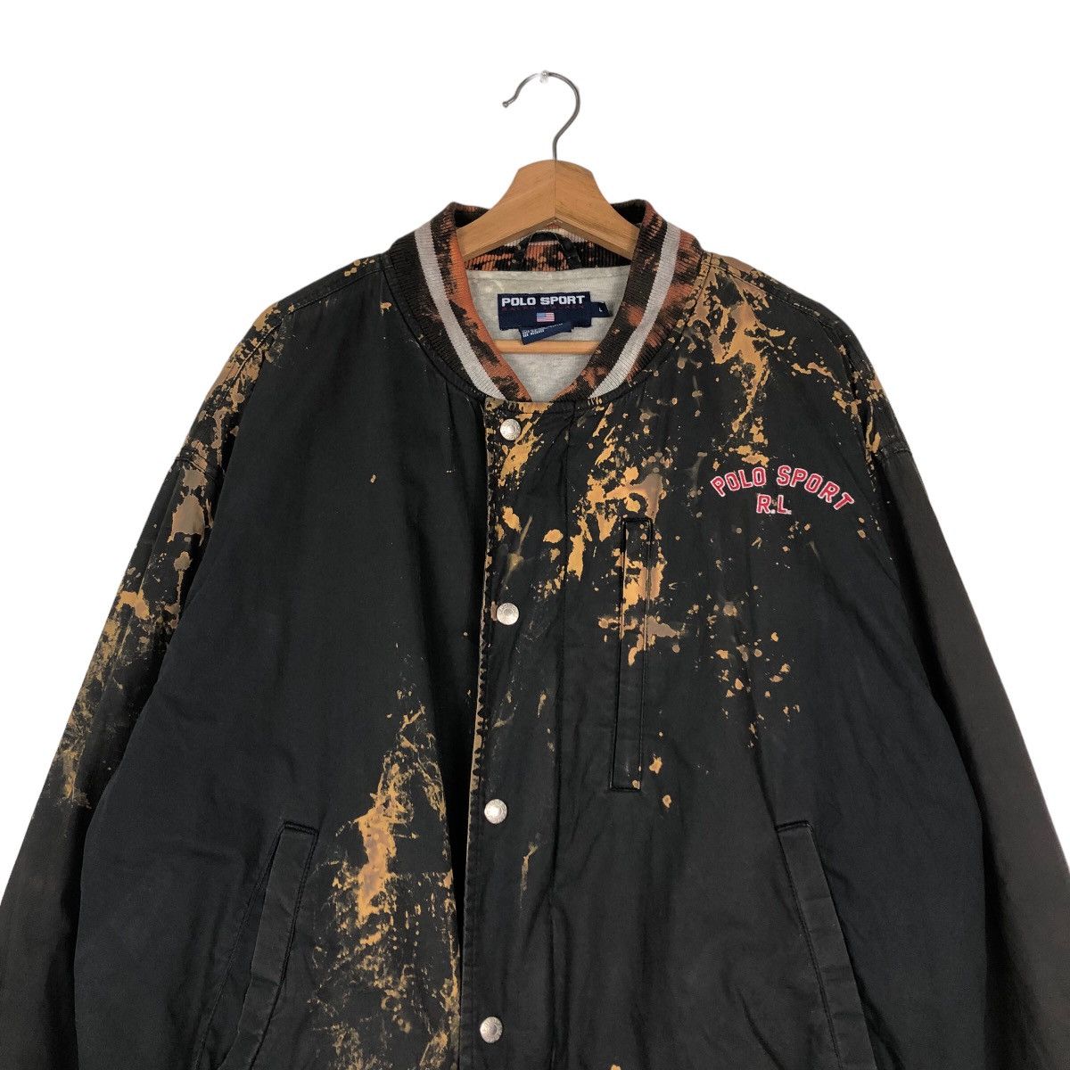 Japanese Brand 🔥Vintage Bomber Jacket Polo Sport Ralph Lauren Acid Wash Size US L / EU 52-54 / 3 - 3 Thumbnail