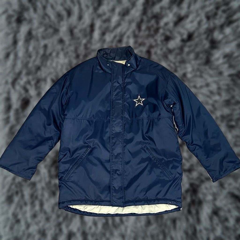 Nike Dallas Cowboys Nike Pro Line Authentic Puffer Jacket - Medium Mens Navy Blue Jacket Size US M / EU 48-50 / 2 - 1 Thumbnail