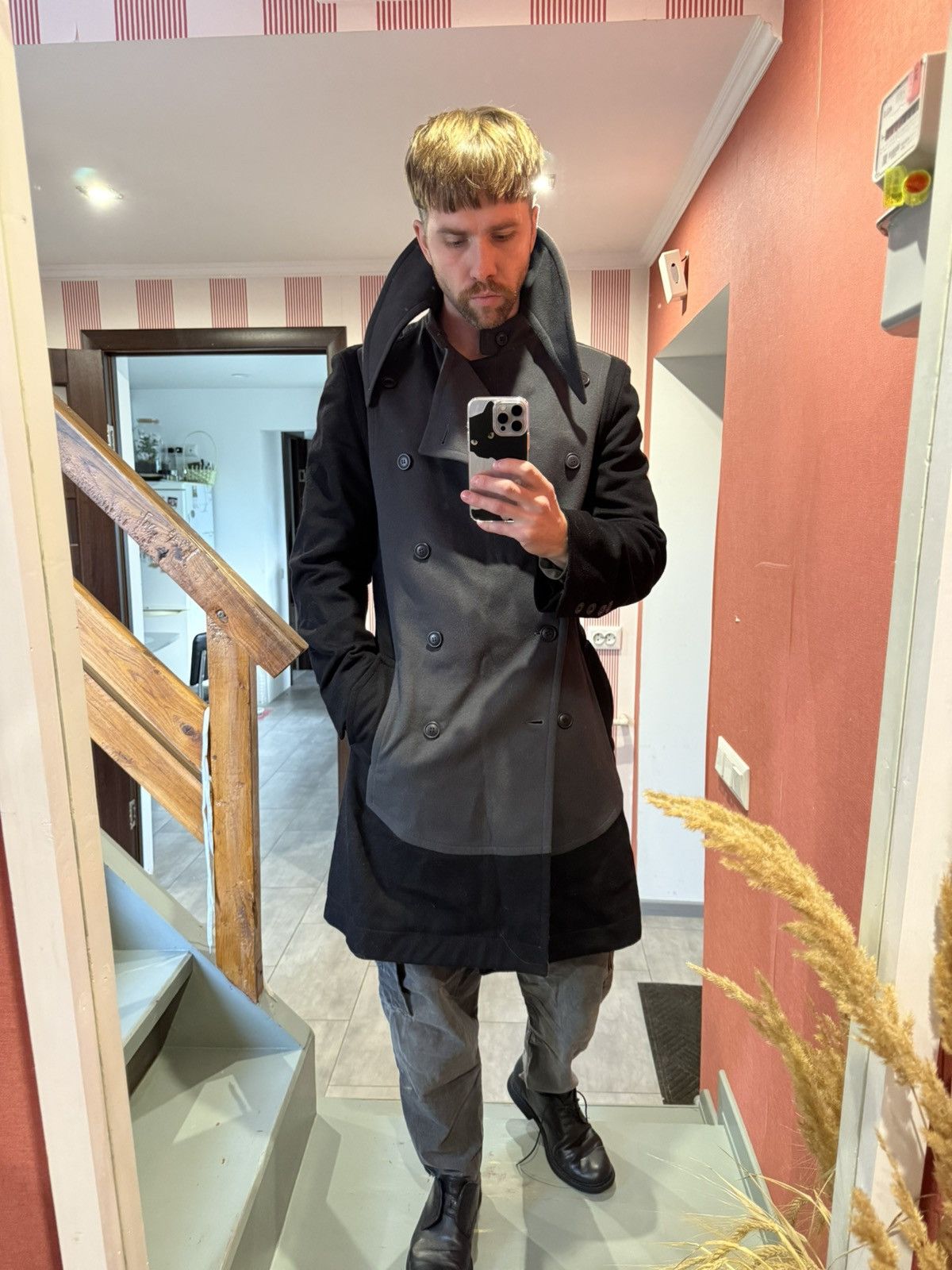 Malcolm McLaren Vintage Vivienne Westwood Archive Double Breasted Overcoat Size US L / EU 52-54 / 3 - 12 Thumbnail