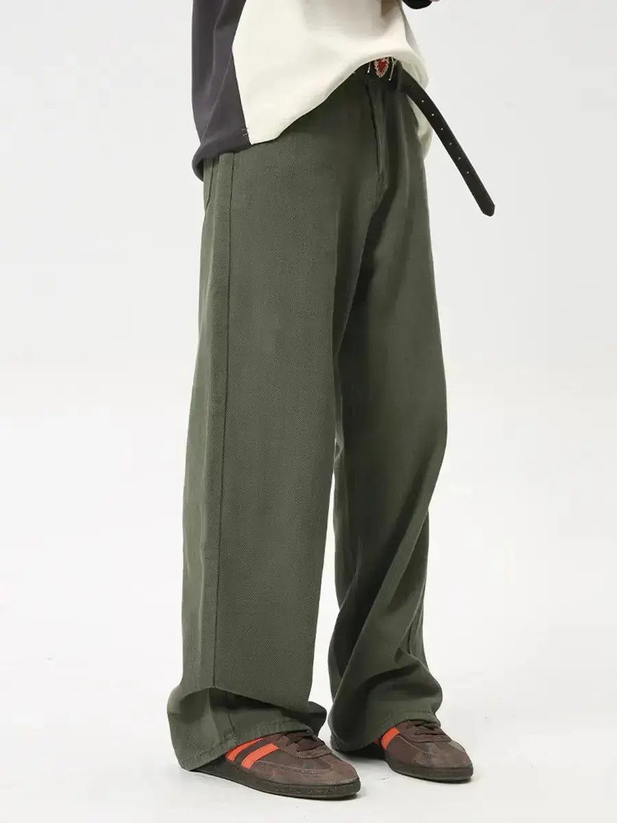 Japanese Brand Retro loose casual green jeans Size US 32 / EU 48 - 1 Thumbnail