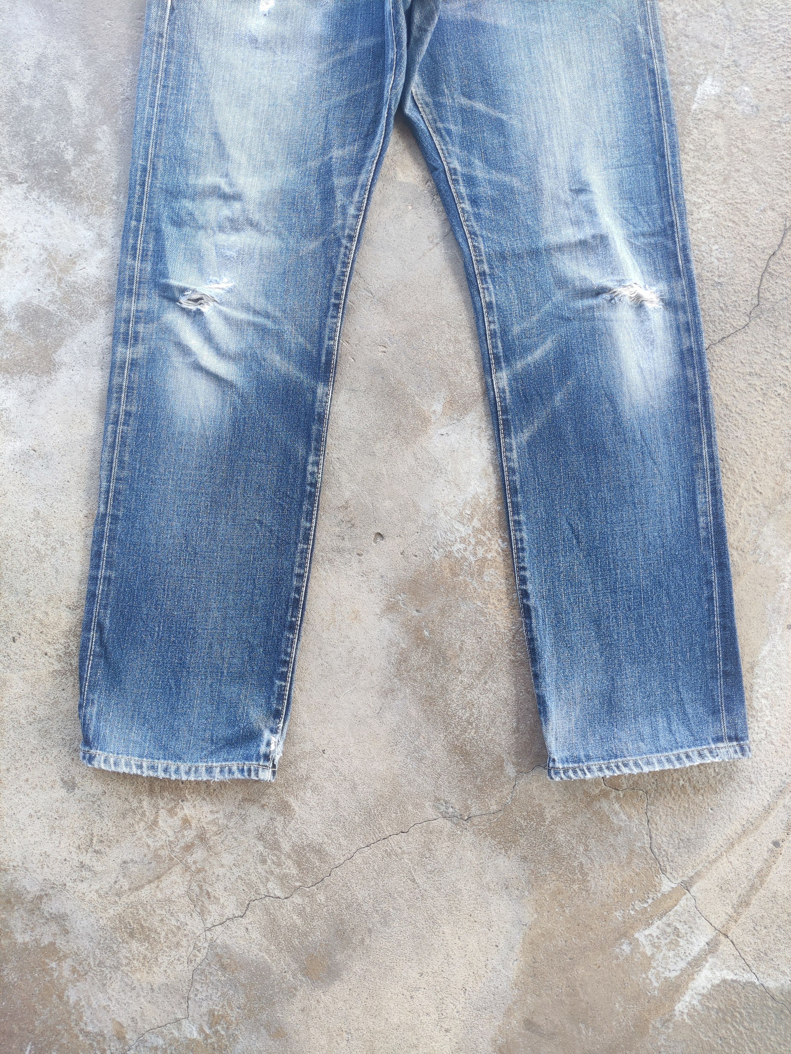 Edwin Vintage Edwin Brand Distressed Faded Denim Pants Size US 33 - 4 Thumbnail