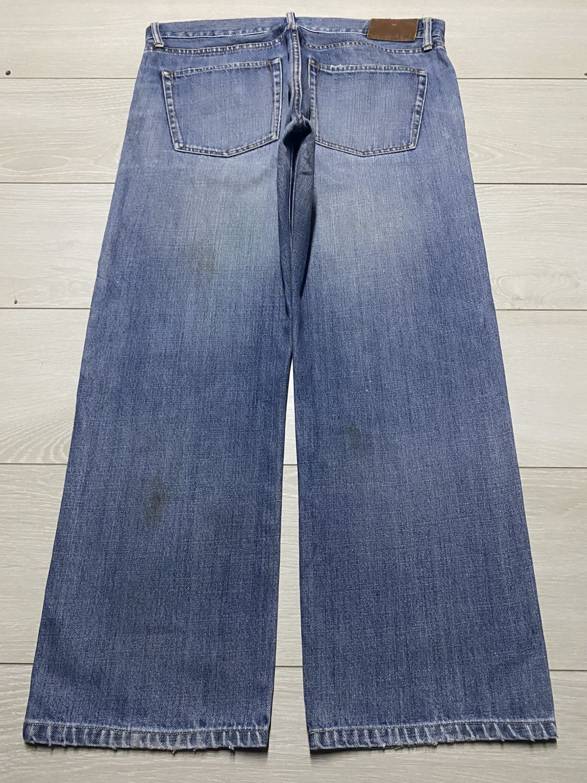 Japanese Brand Vintage Japanese Brand Uniqlo S002 Fade Wash Baggy Jeans Size US 36 / EU 52 - 2 Thumbnail