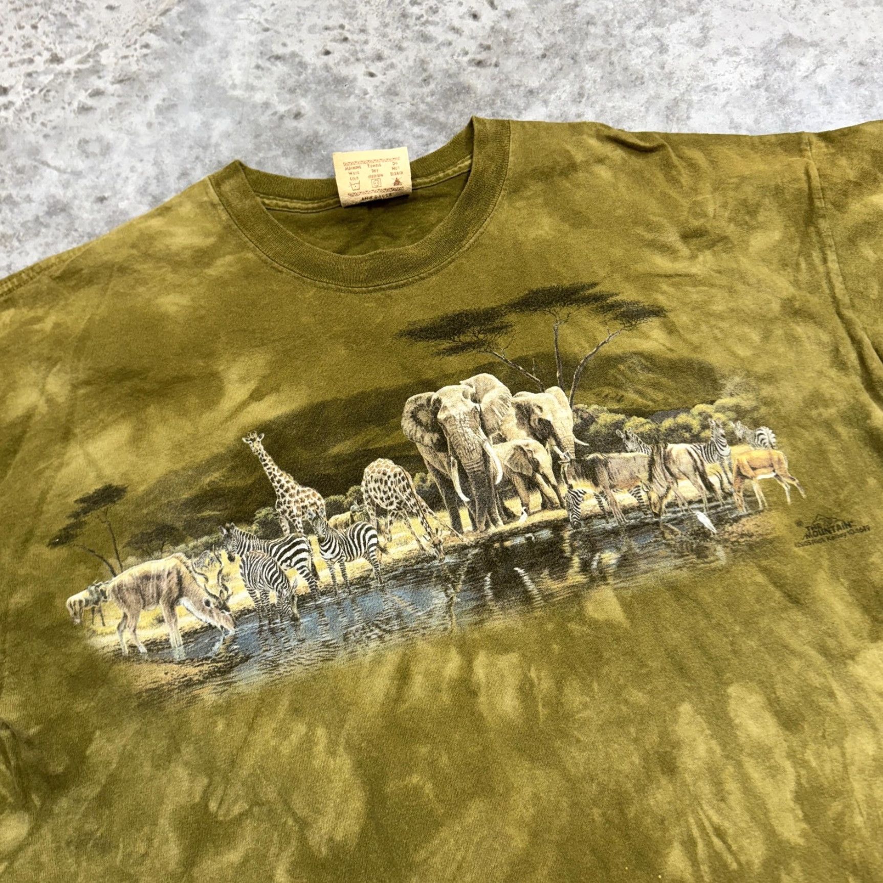 The Mountain The Mountain Shirt Mens XL Green Safari Animals Jacksonville Zoo Graphic Tee Size US XL / EU 56 / 4 - 2 Thumbnail