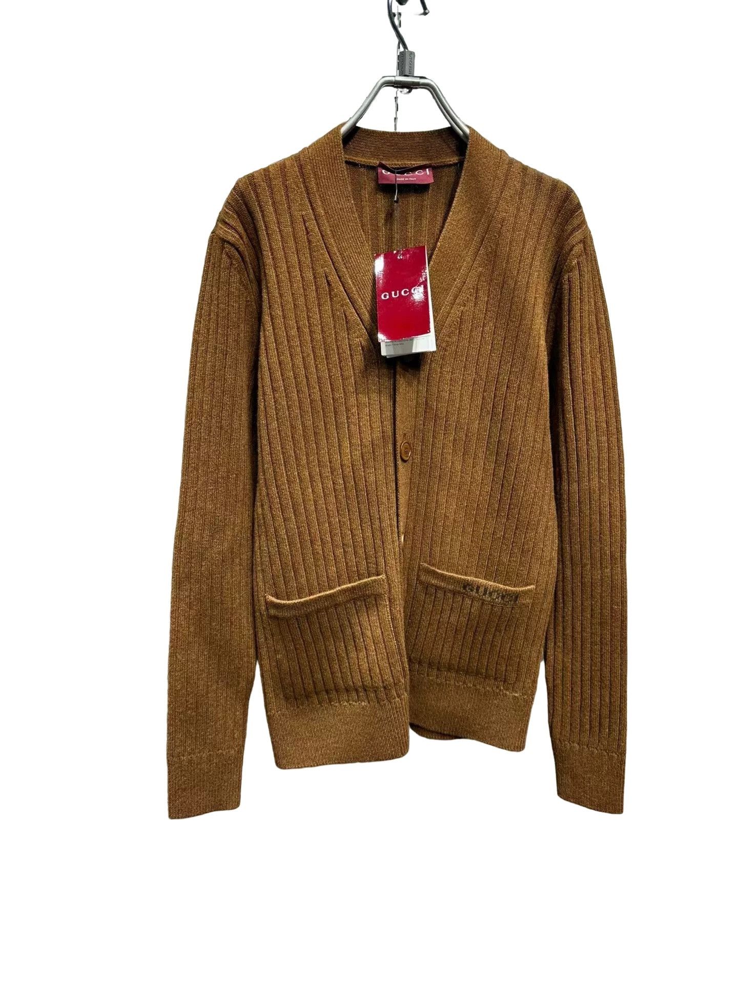 Gucci Gucci Ribbed Wool Cashmere Cardigan S Size US S / EU 44-46 / 1 - 1 Thumbnail