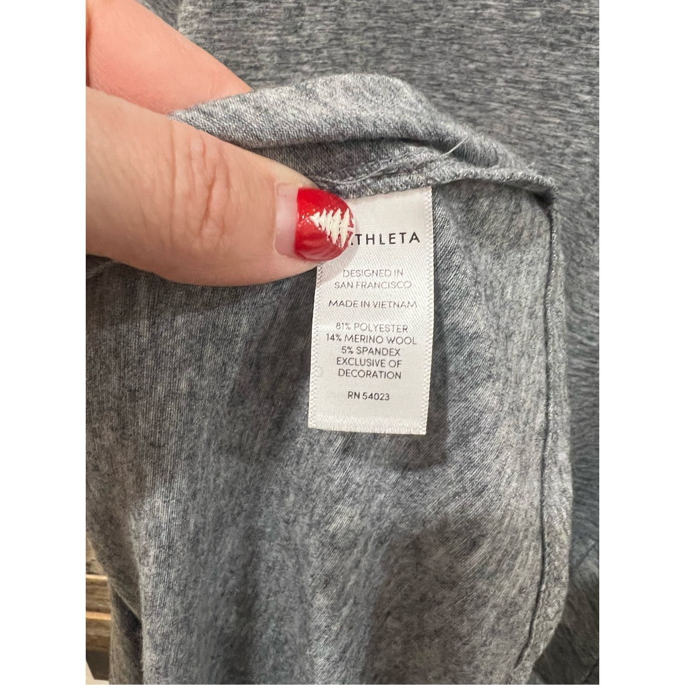 Athleta Athleta Grey Turtleneck Ruched Midi Dress Sz L Size L / US 10 / IT 46 - 6 Thumbnail