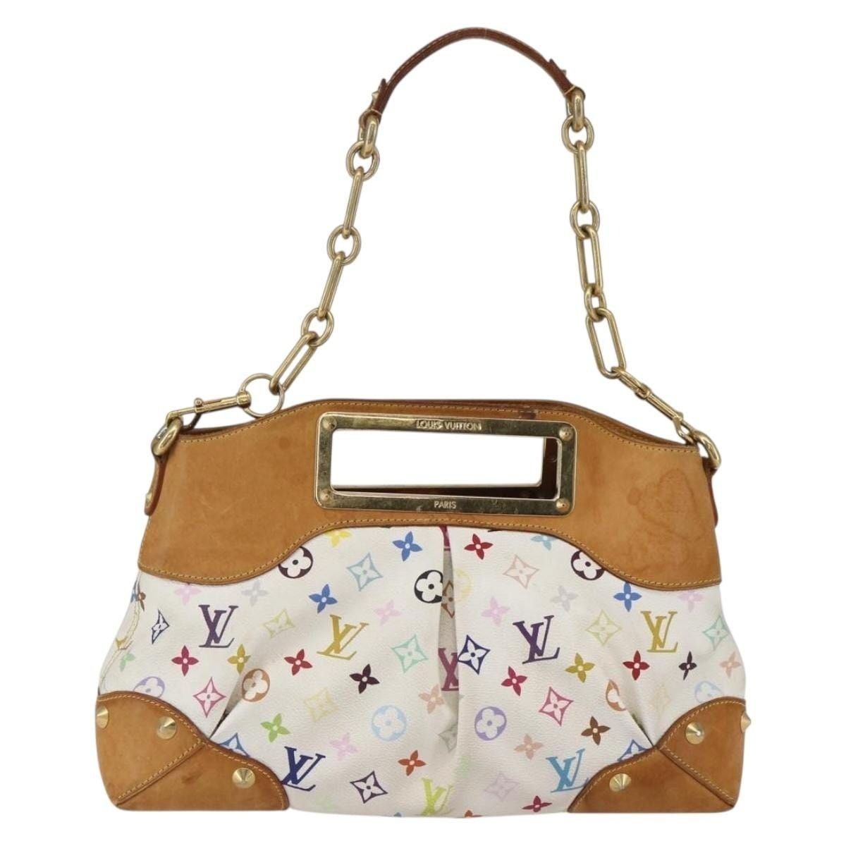 Louis Vuitton Louis Vuitton Monogram Multicolor Judy MM Handbag White Size ONE SIZE - 1 Thumbnail