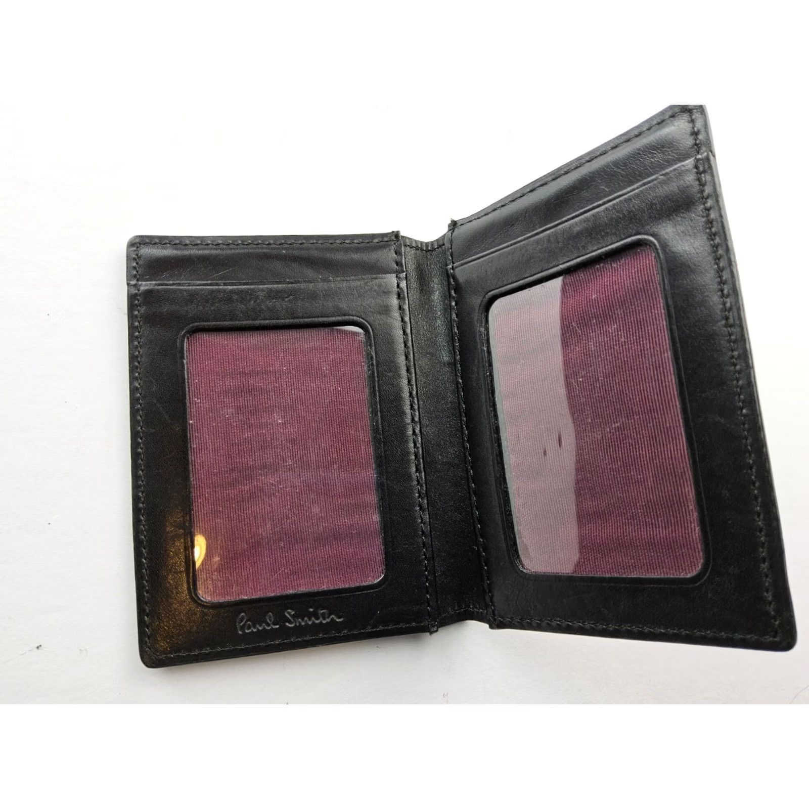 Paul Smith Paul Smith Wallet Striped Leather Bifold Card Multicolor Men Wallet Cardholder Mens Size ONE SIZE - 4 Thumbnail