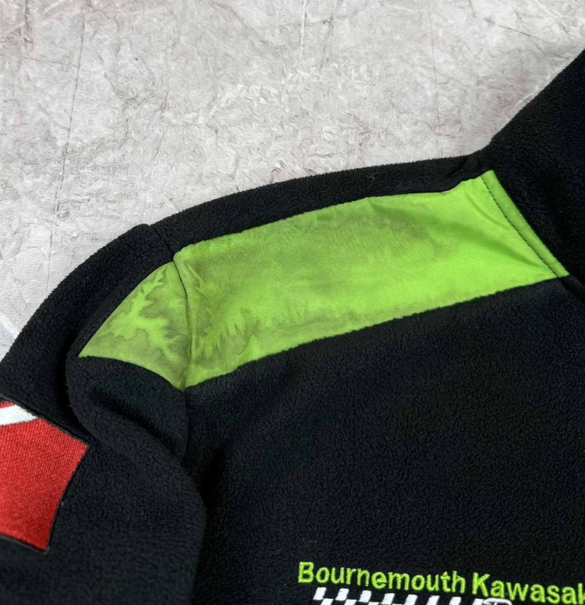 Vintage Vintage Kawasaki Fleece Racing Sherpa Jacket Y2K M Size US M / EU 48-50 / 2 - 4 Thumbnail