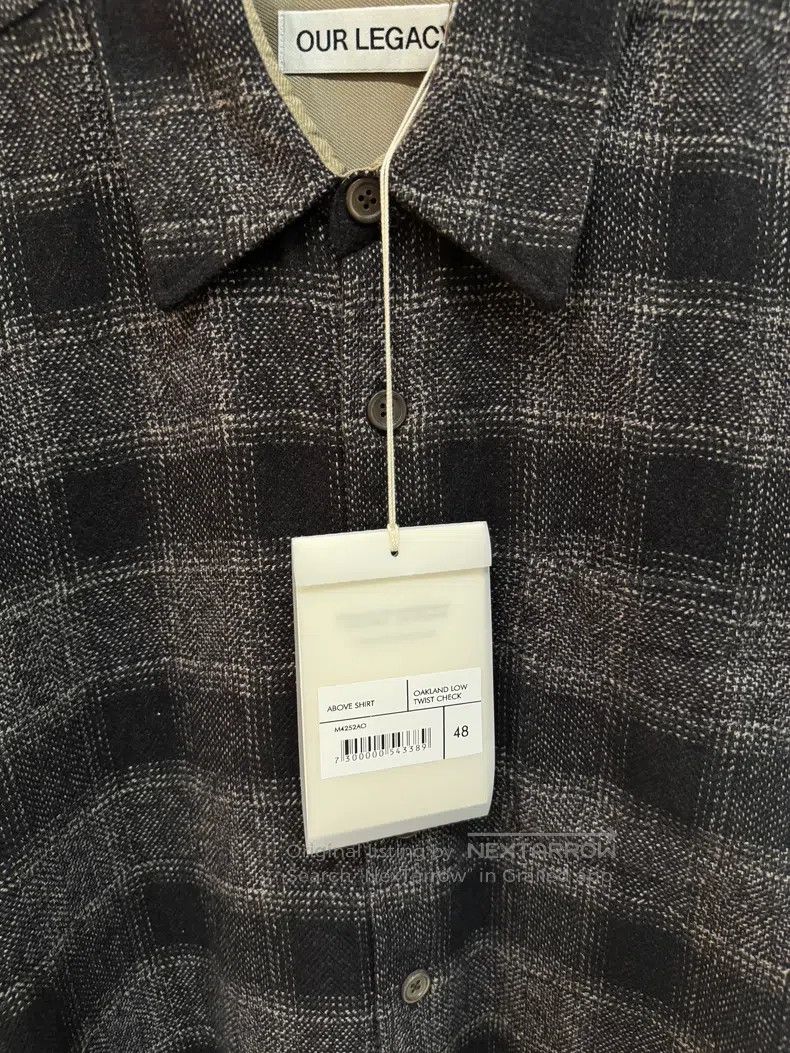 Our Legacy Our Legacy Loose checkered shirt Size US M / EU 48-50 / 2 - 7 Thumbnail