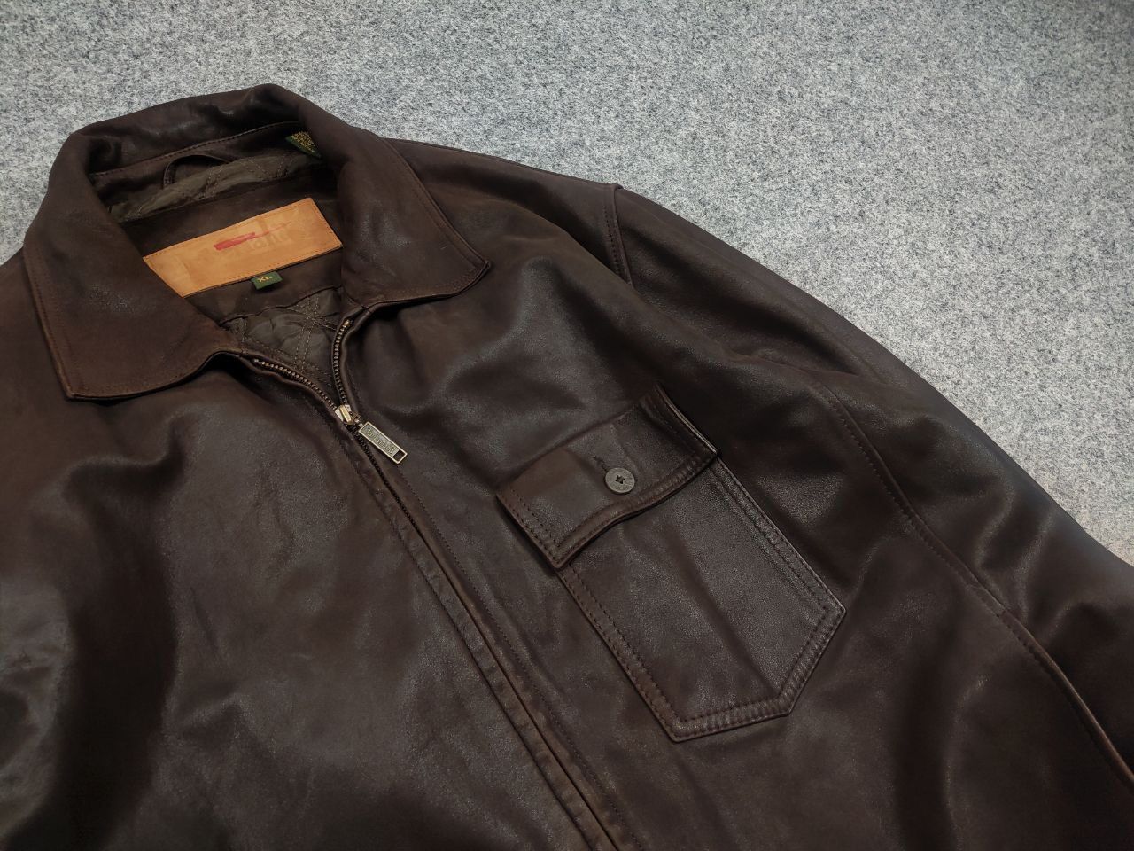 Timberland Vintage Weathergear Type I pocket Leather Jacket