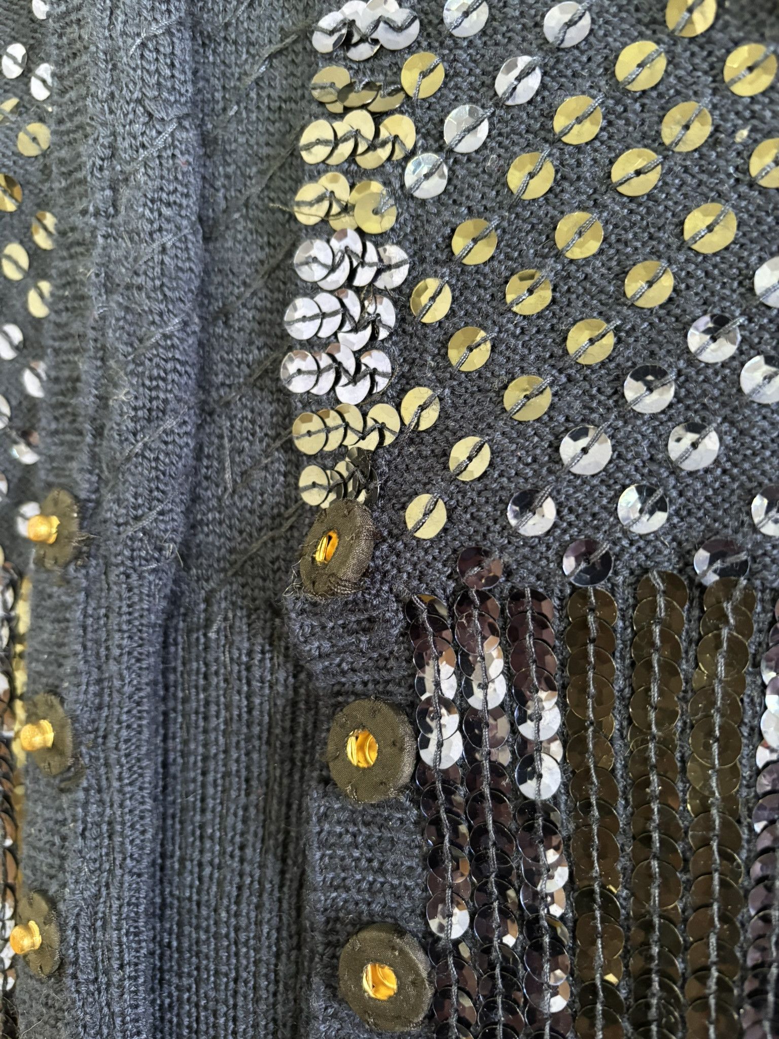 Marc by Marc Jacobs Marc By Marc Jacobs 100%Wool Cardigan Sequins Medium Size M / US 6-8 / IT 42-44 - 14 Thumbnail