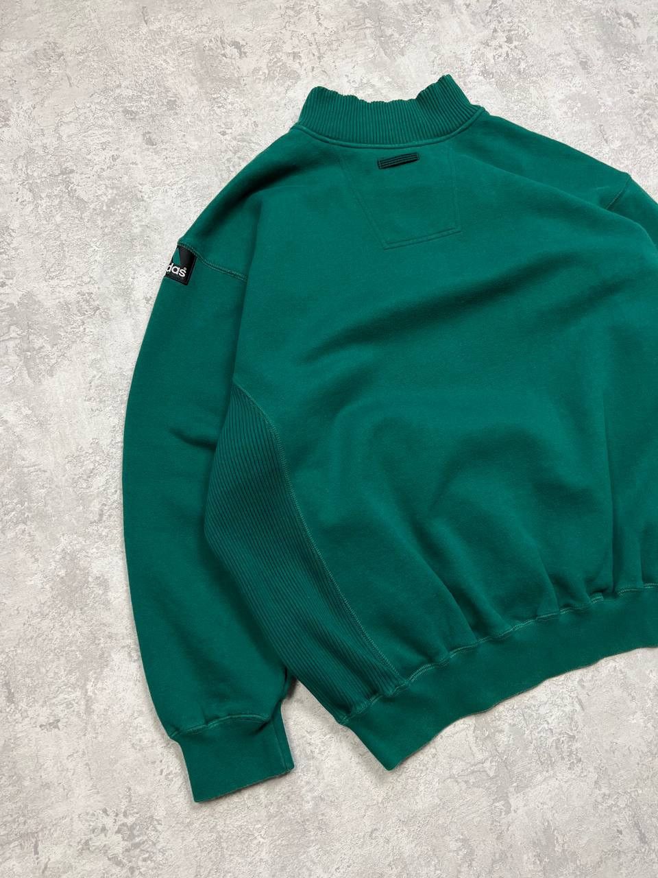Adidas Vintage Adidas Equipment 1/4 Zip Sweatshirt Center Logo Size US L / EU 52-54 / 3 - 10 Thumbnail