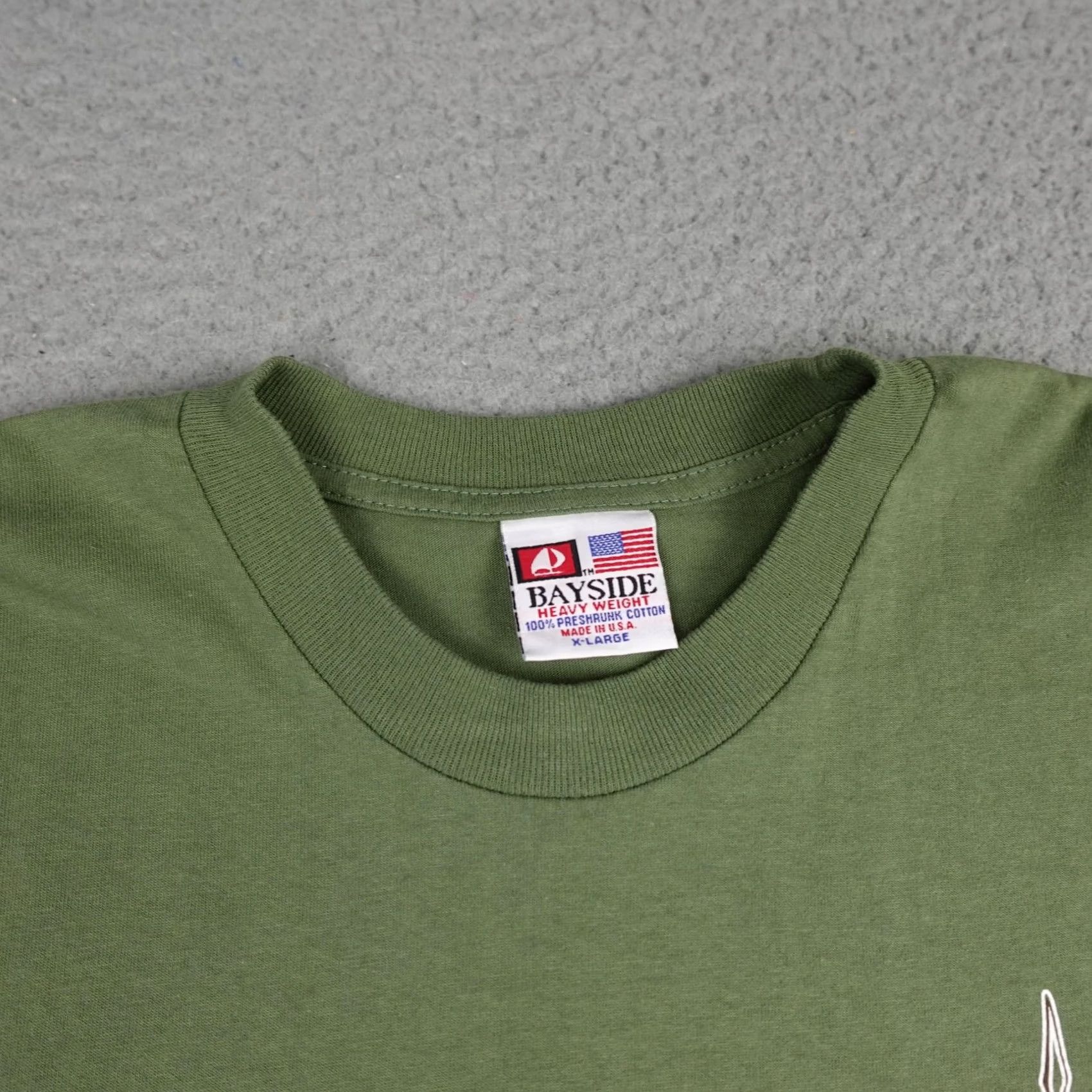 Vintage Liberalism 101 Shirt Mens XL Green Bayside Conservative Graphic Tee Size US XL / EU 56 / 4 - 5 Thumbnail