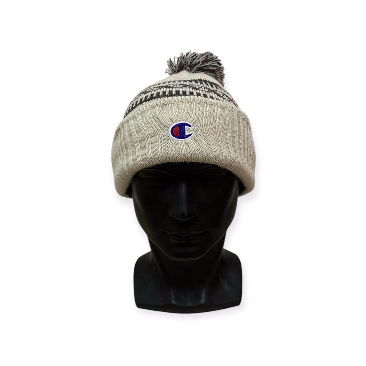 Vintage Champion Small Logo Beanie Hat