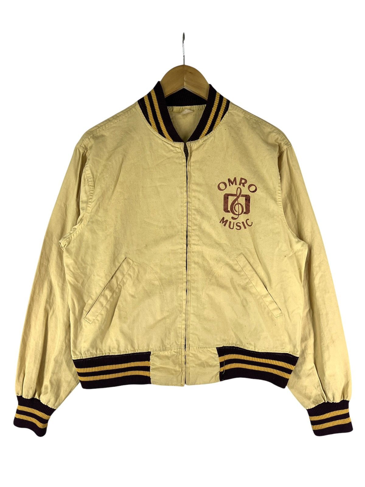 Champion 🔥 VTG 50s CHAMPION RUNNING MAN OMRO MUSIC PEP BAND JACKET Size US M / EU 48-50 / 2 - 5 Thumbnail