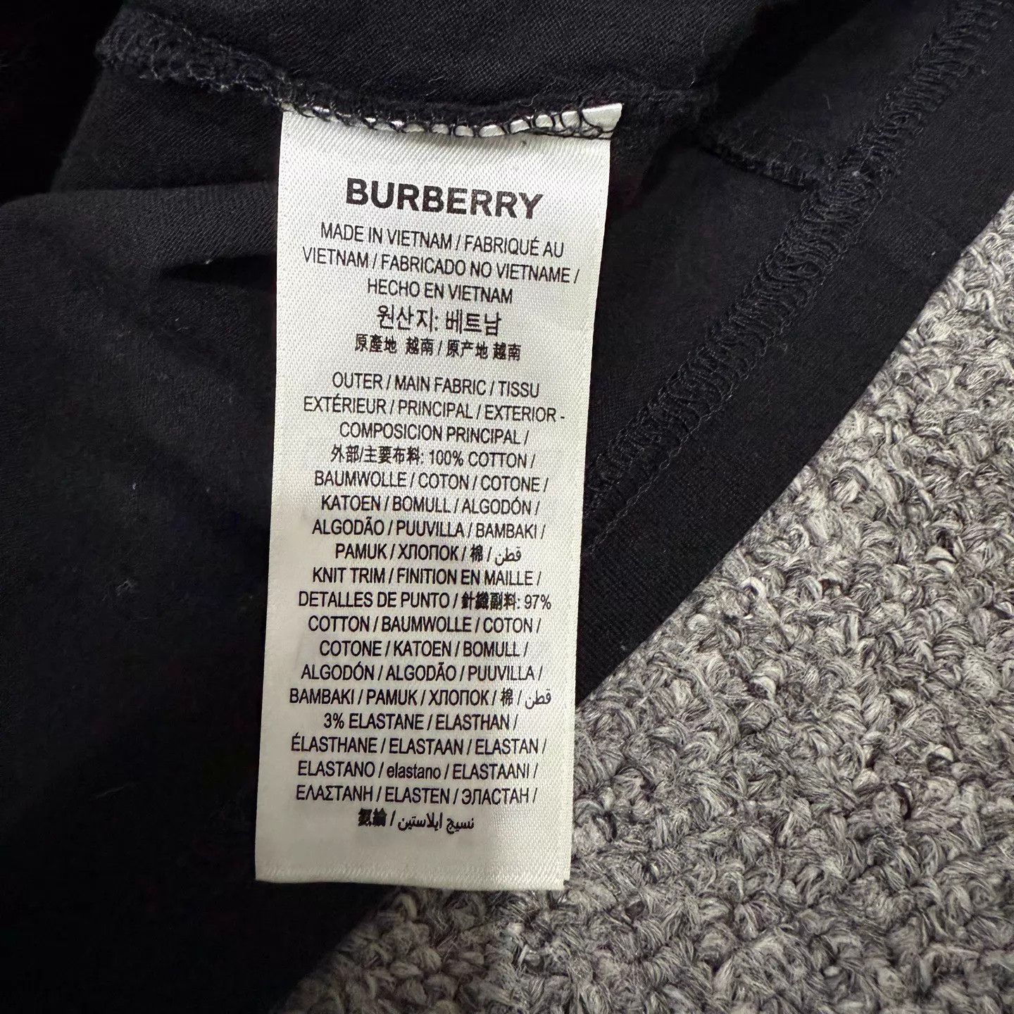Burberry Burberry Black Chest Logo Short Sleeve M 99 New Size US M / EU 48-50 / 2 - 4 Thumbnail