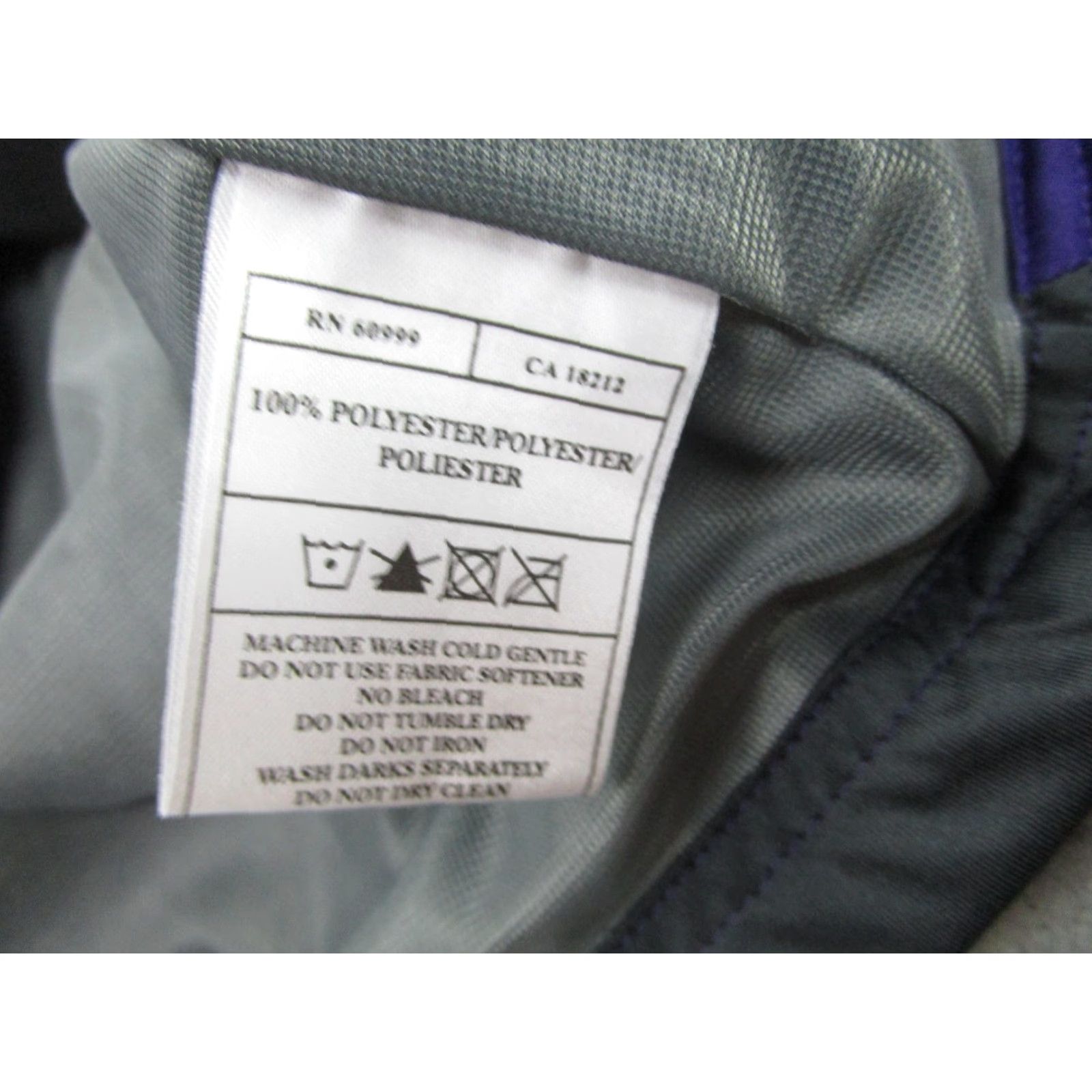 Vintage Antigua Jacket Womens XL Purple Gray Full Zip Trophy Lake Golf Fishing Outdoor Size XL / US 12-14 / IT 48-50 - 5 Thumbnail