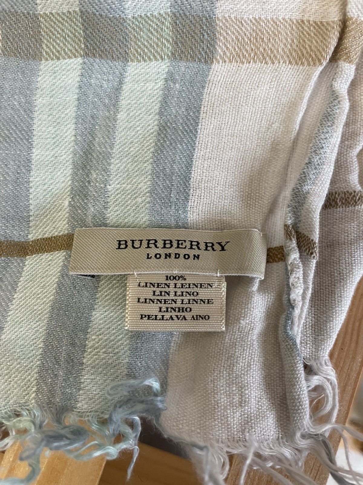 Burberry Burberry linen scarf Size ONE SIZE - 5 Thumbnail