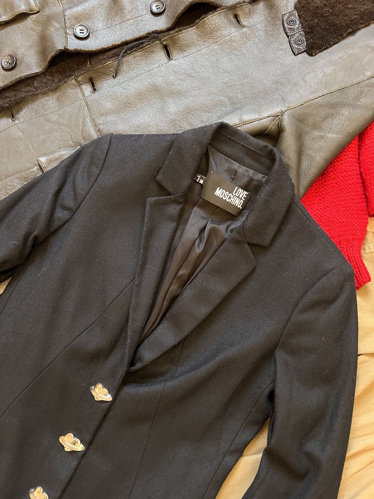 Love Moschino Love Moschino Buttoned Up Blazer Jacket RRP650$ Size XS / US 0-2 / IT 36-38 - 8 Thumbnail