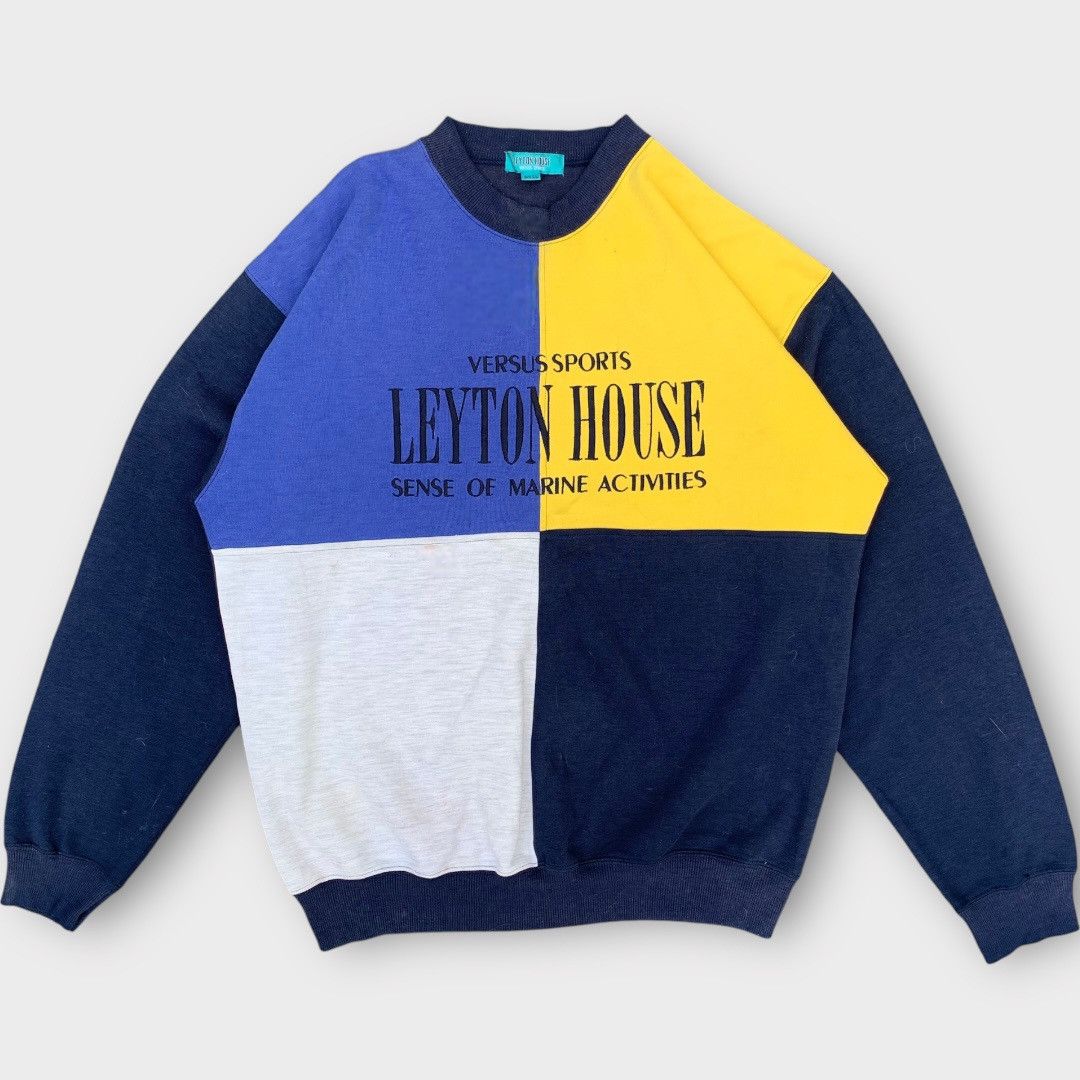 image of Vintage Leyton House Versus Sport Crewneck, Men's (Size Large)