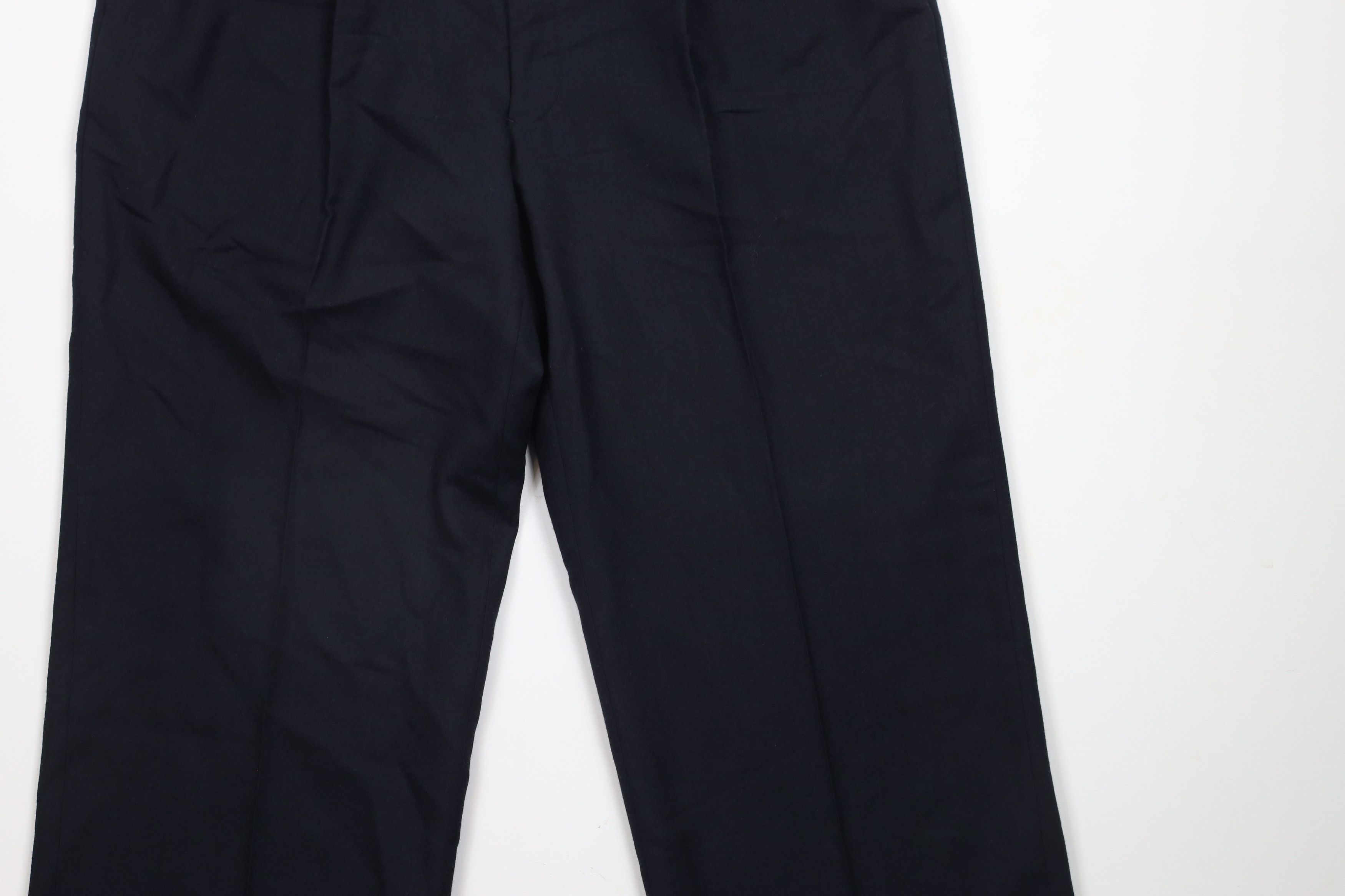 Vintage Vintage 70s Streetwear Herringbone Wool Bell Bottoms Pants Size US 36 / EU 52 - 3 Thumbnail