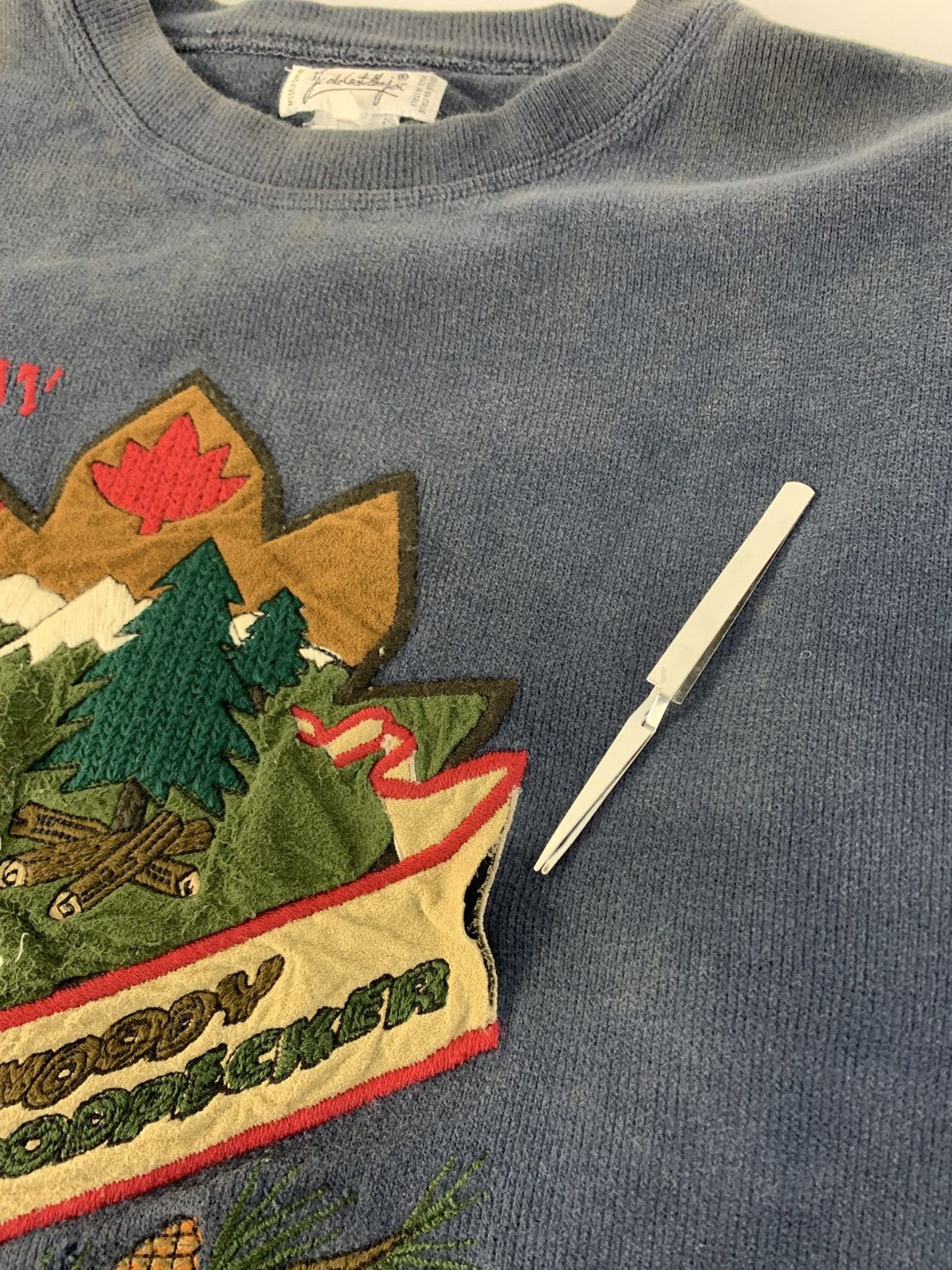 Jean Charles De Castelbajac JC Castelbajac Crewneck Sweatshirt Embroidery Logo Canada Size US XL / EU 56 / 4 - 14 Thumbnail