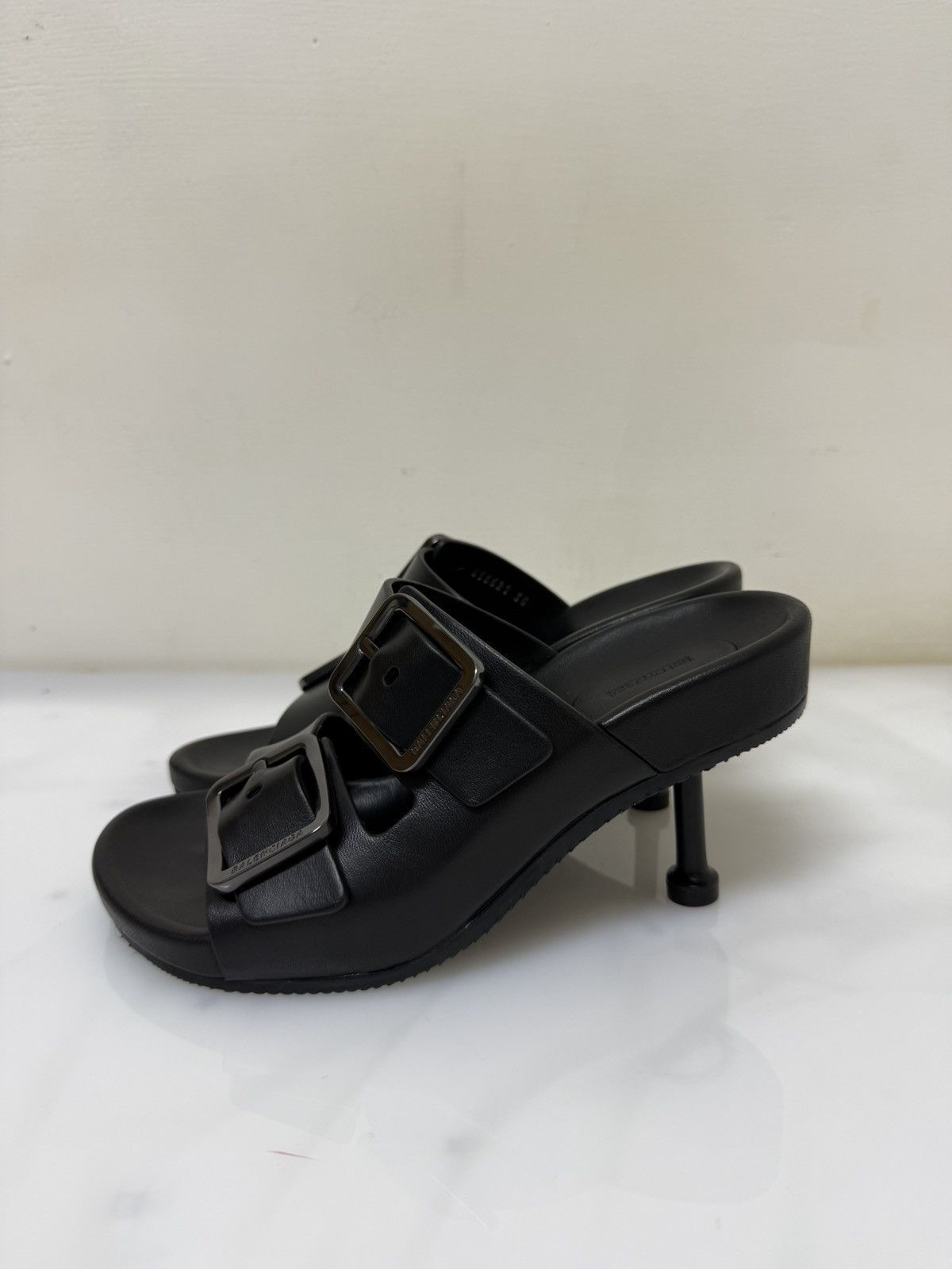 Balenciaga Balenciaga Mallorca Leather Sandals Size US 8 / IT 38 - 2 Thumbnail