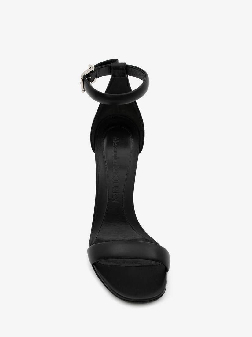 Alexander McQueen o1w1db10925 Arc Leather Sandal in Black Size US 8.5 / IT 38.5 - 3 Thumbnail