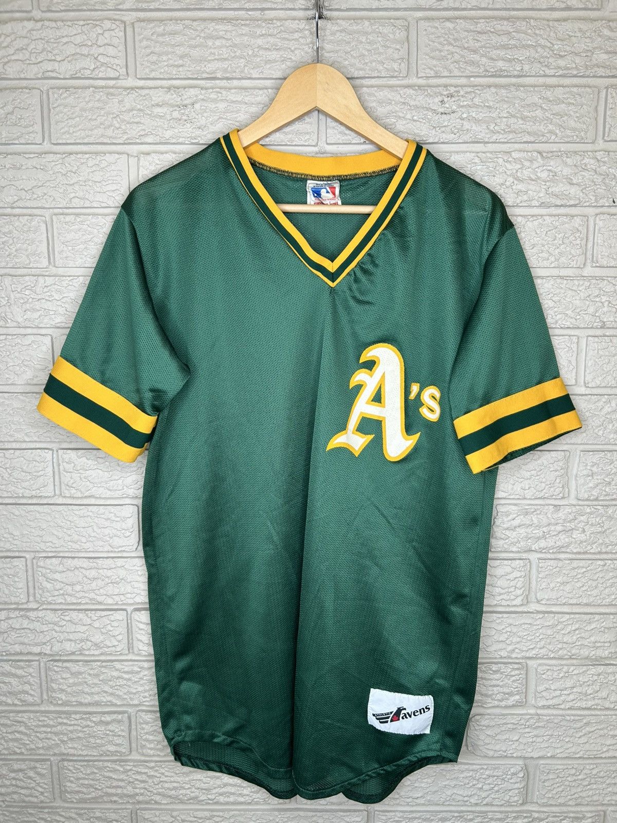 MLB Vintage 90s Ravens Athletic Oakland A’s Jersey Size US L / EU 52-54 / 3 - 1 Thumbnail