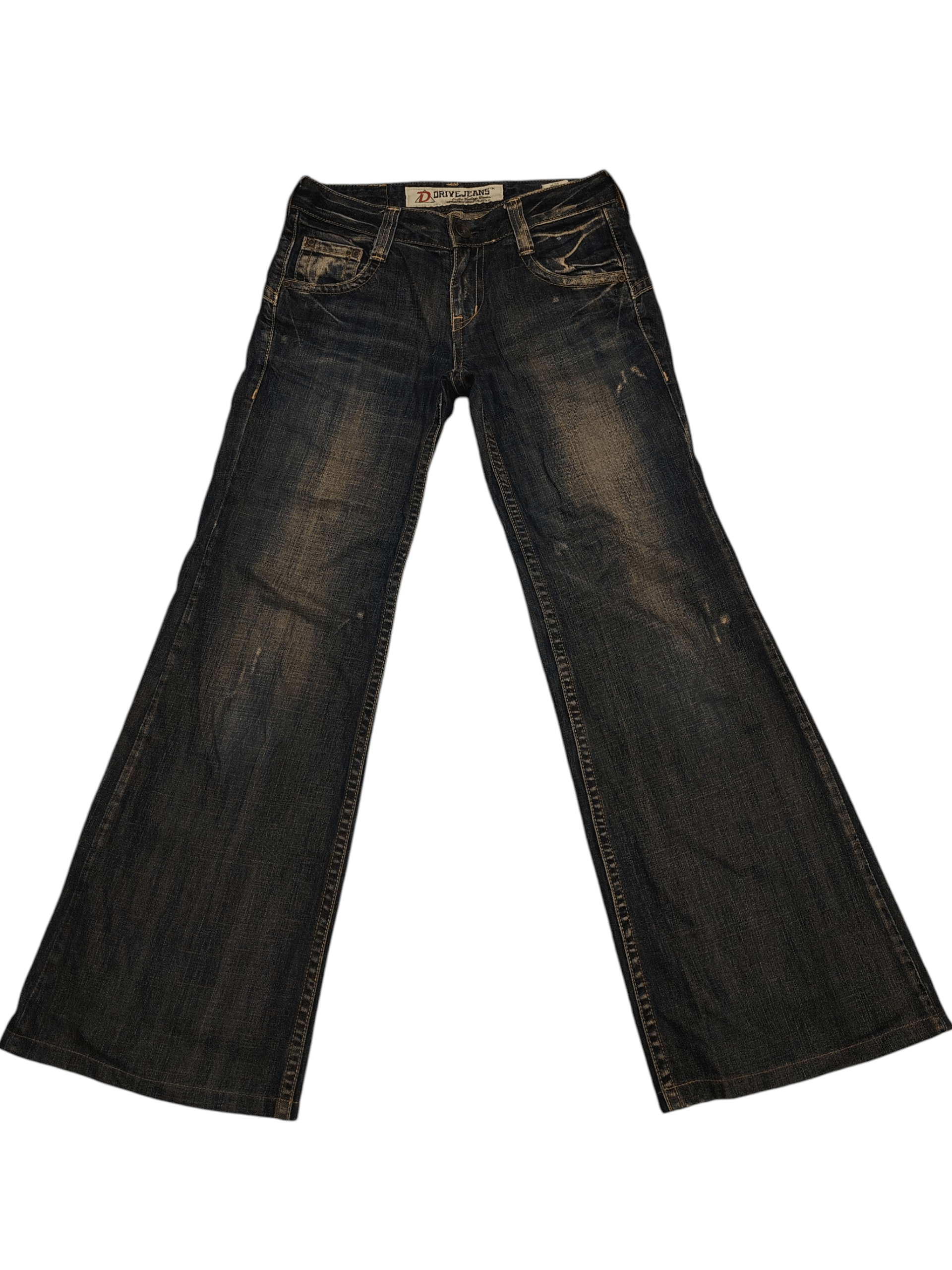 If Six Was Nine Japanese drive jeans exotic vtg denim bootcut jeans Size 30" / US 8 / IT 44 - 2 Thumbnail