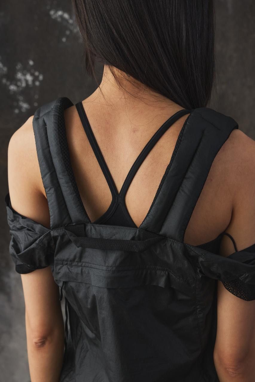 Maison Margiela Maison Margiela Deconstructed Off Shoulder Drawstring Dress Size M / US 6-8 / IT 42-44 - 7 Thumbnail
