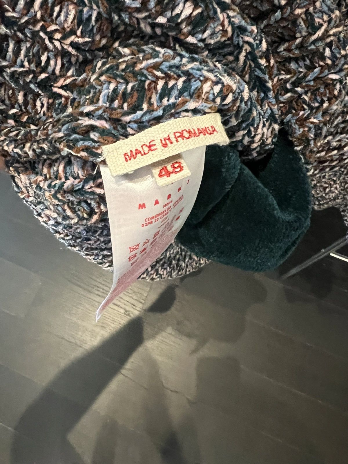 Marni Chenille mix color cardigan