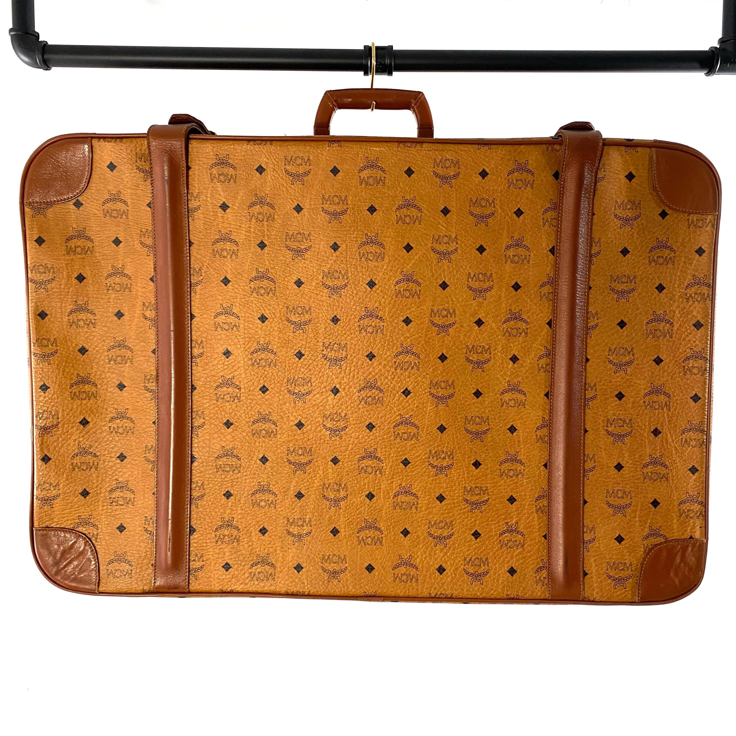 MCM Vintage MCM Visetos Trunk Case Cognac Size ONE SIZE - 2 Thumbnail