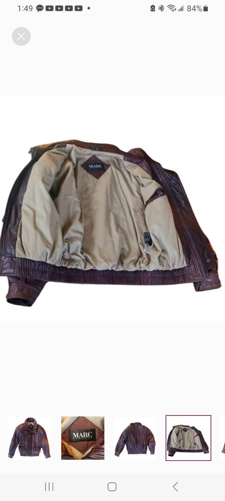 Marc by Marc Jacobs Vintage MARC NEW YORK Leather Jacket Size US S / EU 44-46 / 1 - 5 Thumbnail