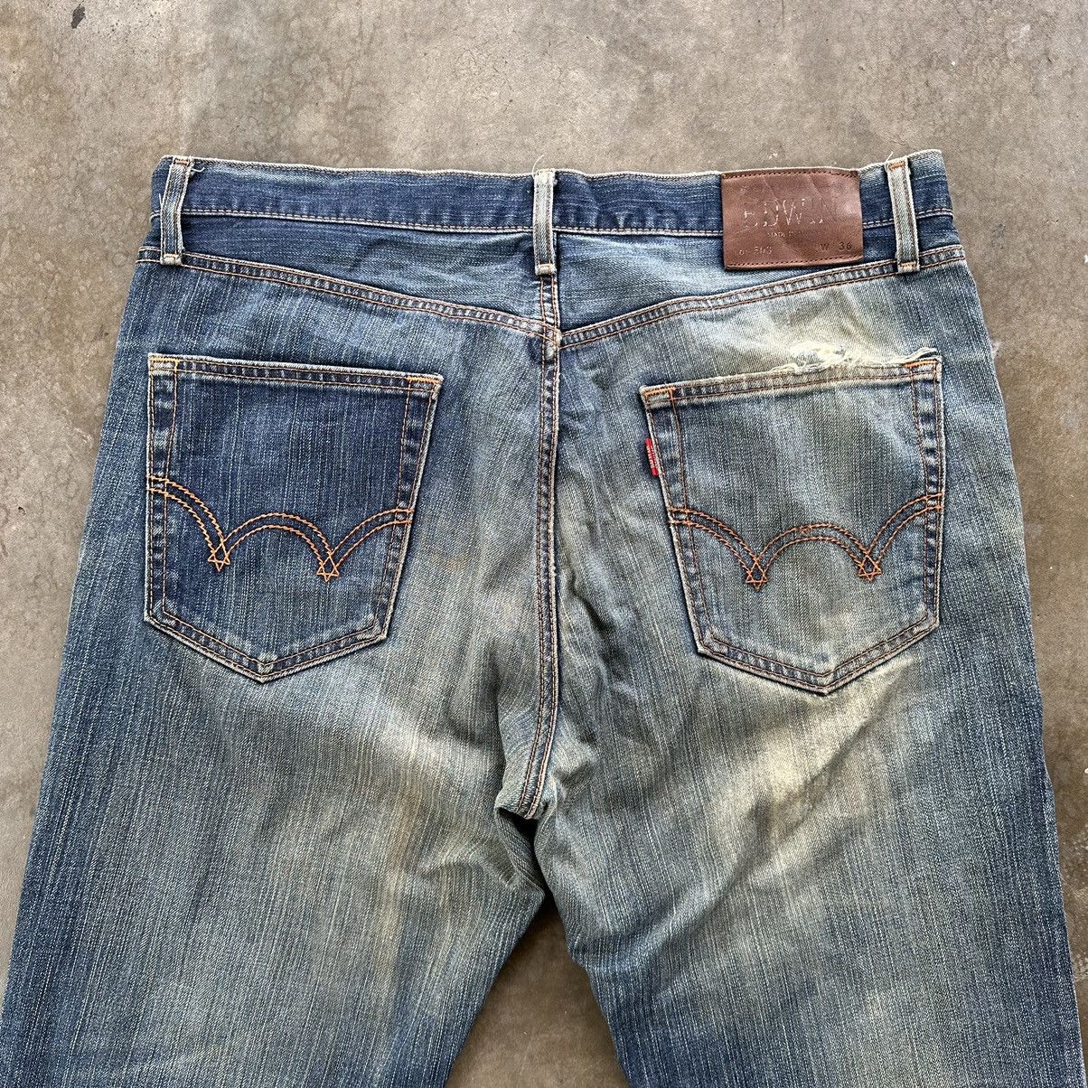 Japanese Brand Vintage Edwin Japanese Faded Rusty Denim Jean Pant W37 Size US 37 - 12 Thumbnail