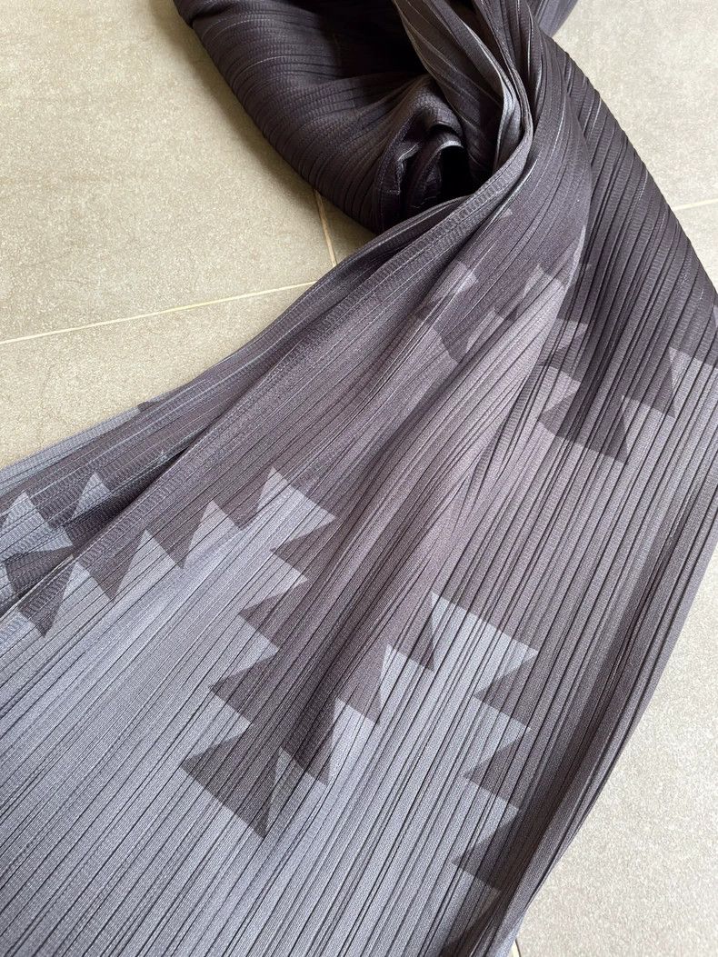 Issey Miyake Issey Miyake size:2 Grey forest pattern straight-leg wide- Size 22" - 1 Thumbnail
