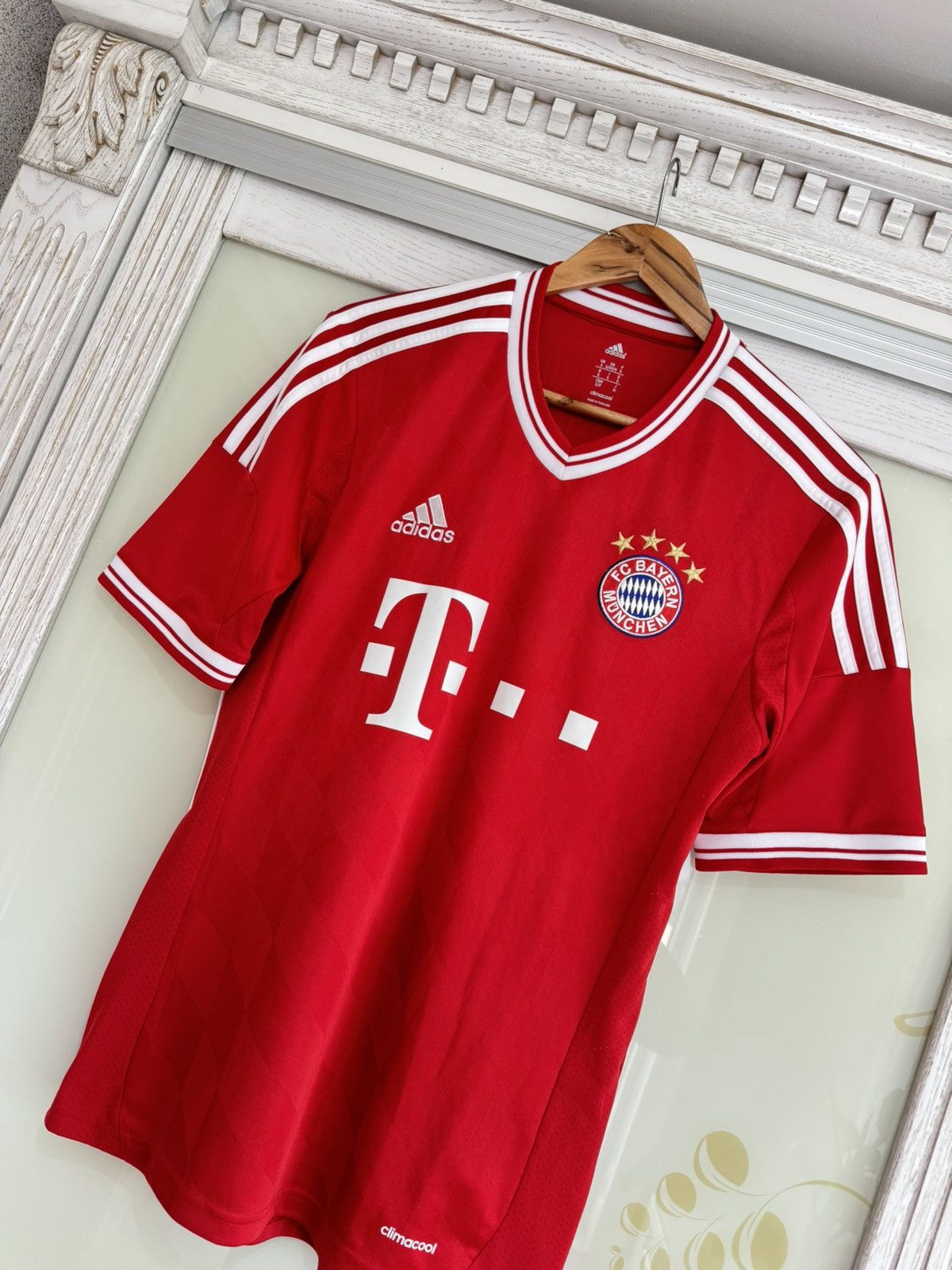 Adidas Bayern Munich 2013-2014 Home Soccer Jersey Football Kit Size US S / EU 44-46 / 1 - 4 Thumbnail