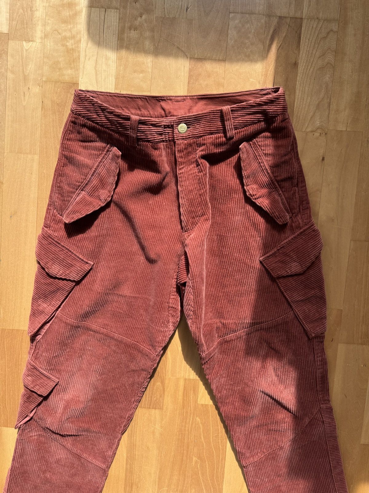 Kith KITH Orange Corduroy Cargo Pants Size US 30 / EU 46 - 3 Thumbnail