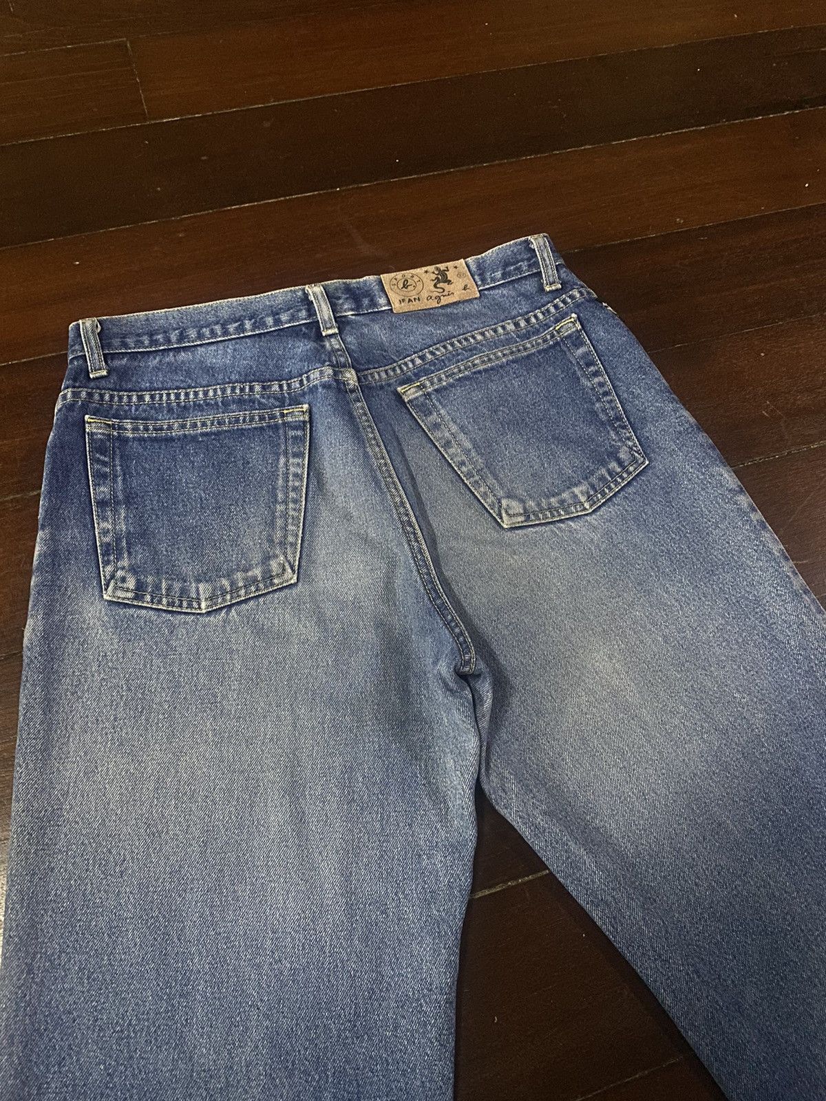 agnes b. FIRE 🔥 vintage 90s AGNES B flare jeans nice faded Size US 34 / EU 50 - 20 Thumbnail