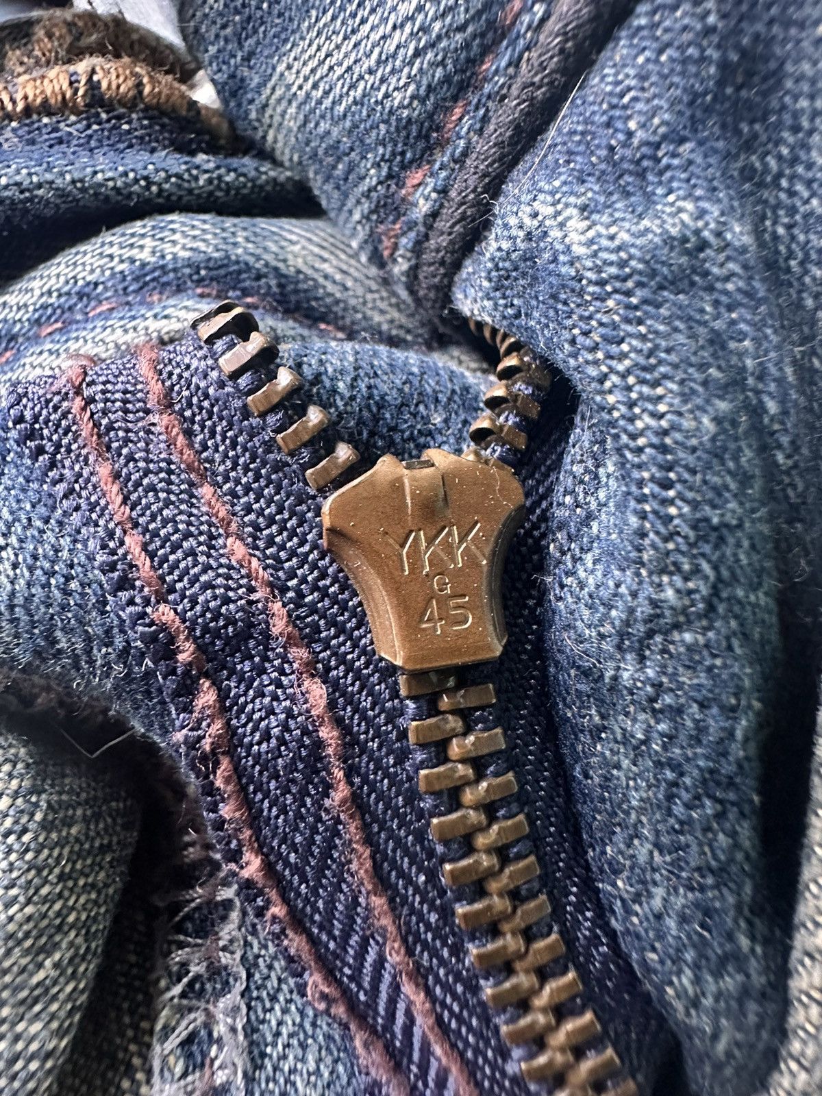 Designer × Japanese Brand Diamond Honey Distressed Double Pocket Size US 32 / EU 48 - 8 Thumbnail