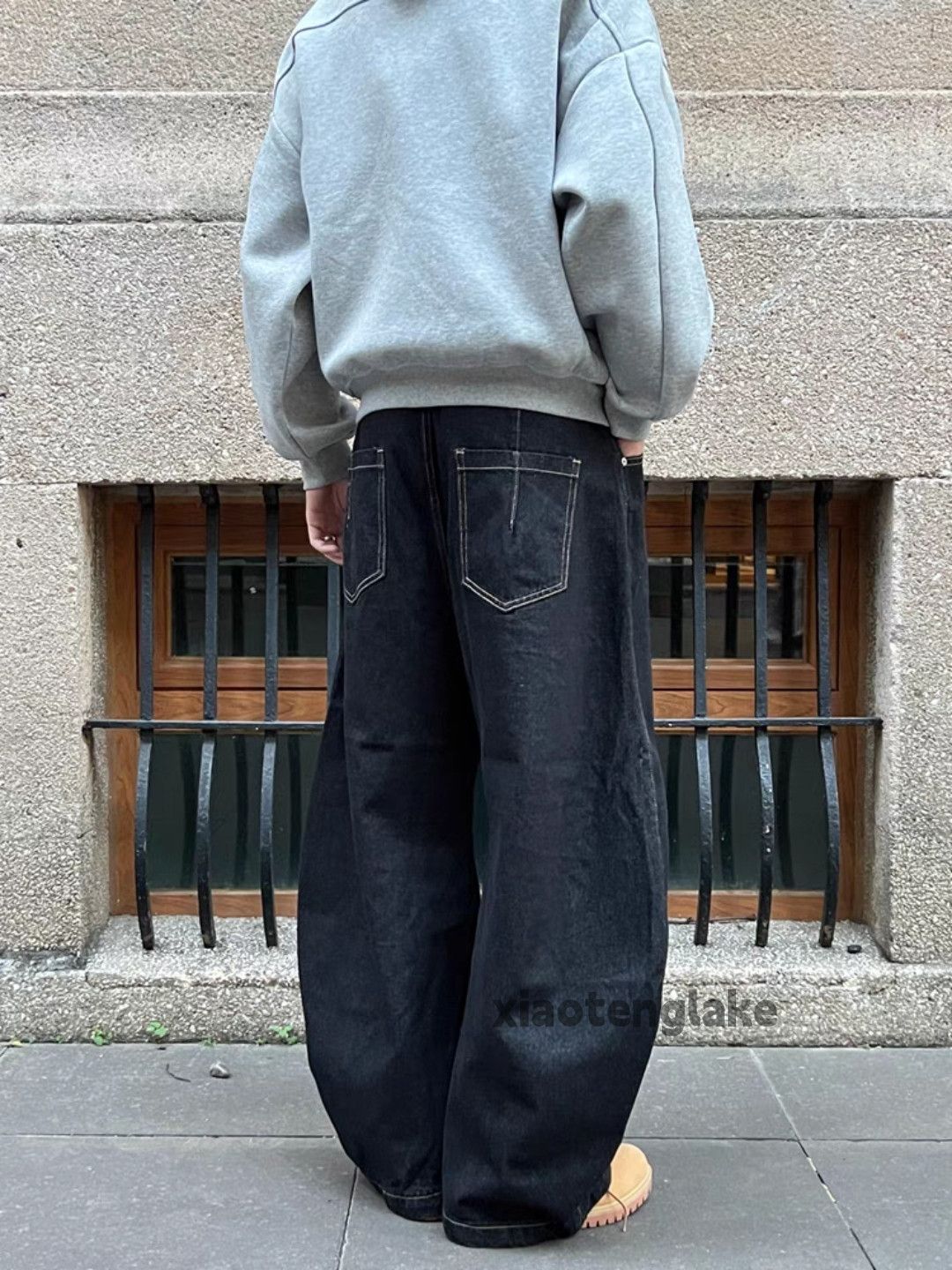 Designer × Jean × Vintage utility loose baggy patchwork yuppie skate hiphop jeans Size US 32 / EU 48 - 2 Thumbnail