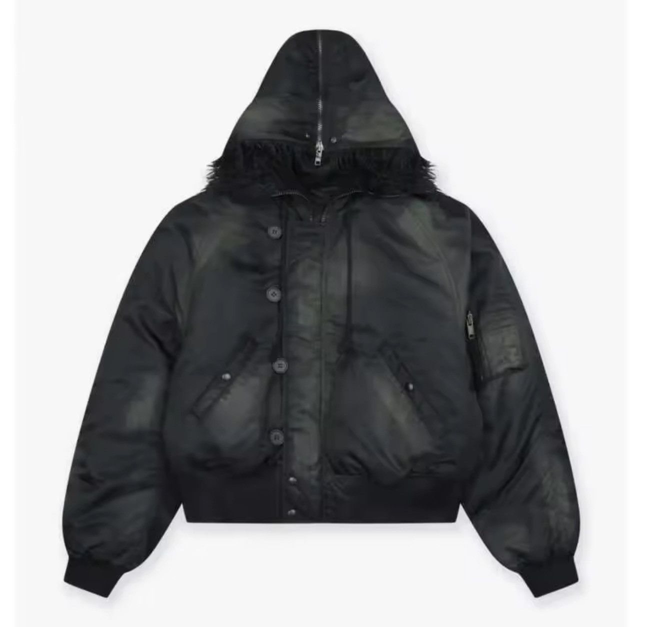 Other Streetwear Tie Dye Patchwork Zipper Retro Winter Jacket Coat Size US M / EU 48-50 / 2 - 4 Thumbnail