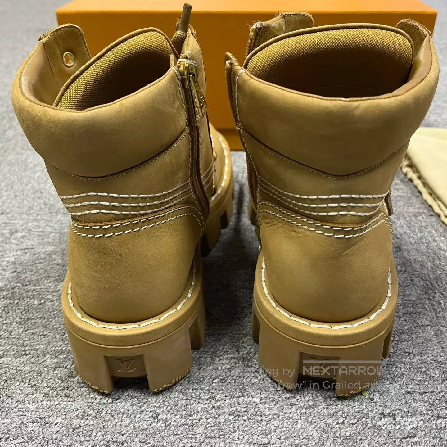 Louis Vuitton Louis Vuitton Tie-strapped Short skirt Martin boot| Size US 6.5 / EU 39-40 - 4 Thumbnail