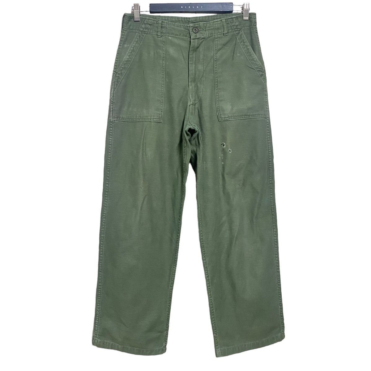 Vintage Vintage 60s US Army Fatigue Pants Og107 Sateen Size US 31 - 2 Thumbnail