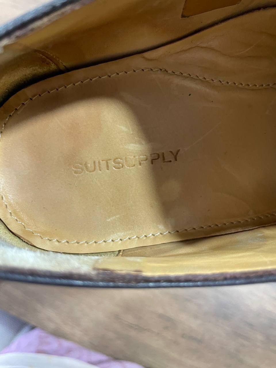 Suitsupply Suitsupply Oxford Brown Brogue Derby in Calf Leather mens Size US 7.5 / EU 40-41 - 13 Thumbnail